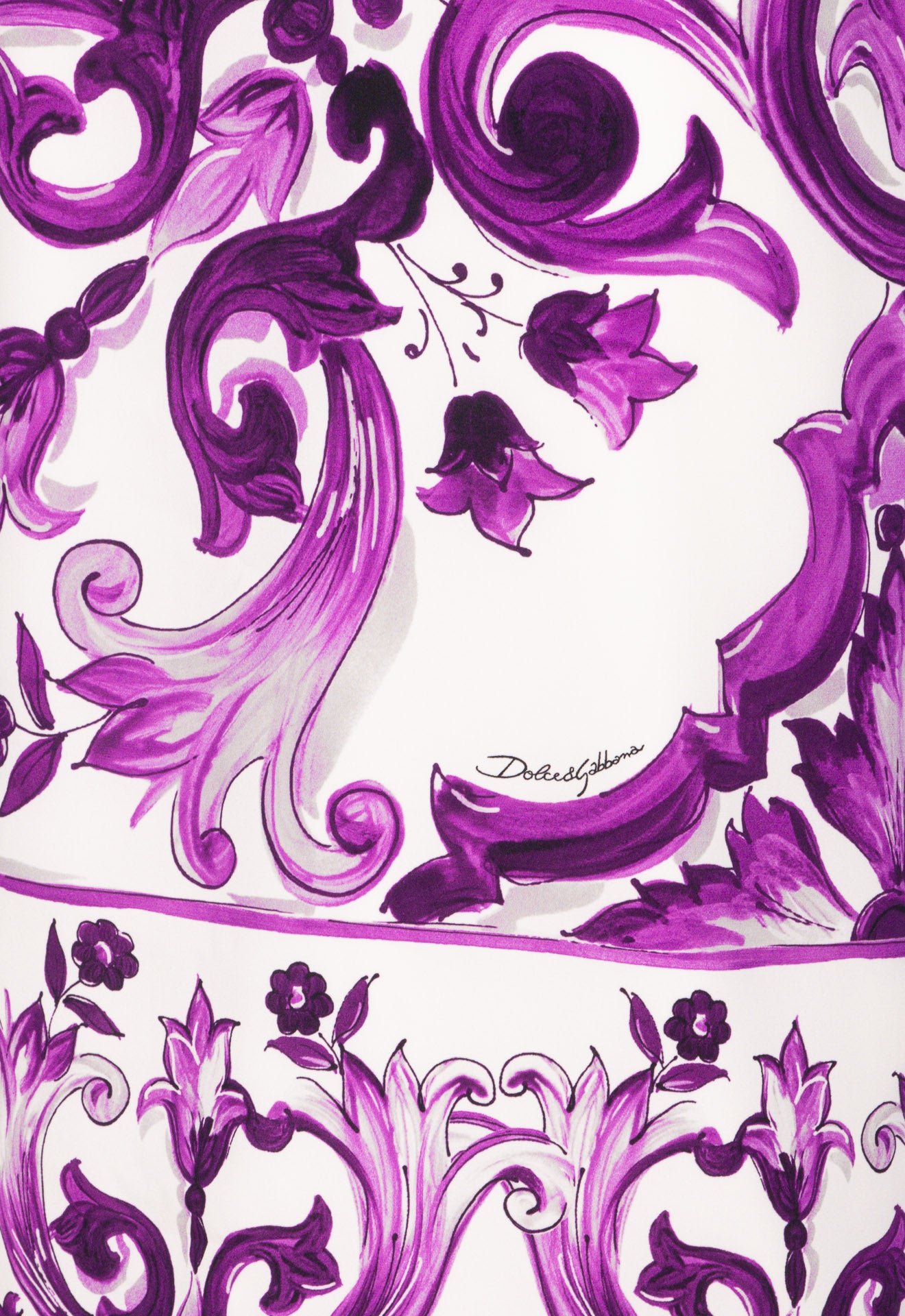 Dolce & Gabbana Dresses Purple Silk