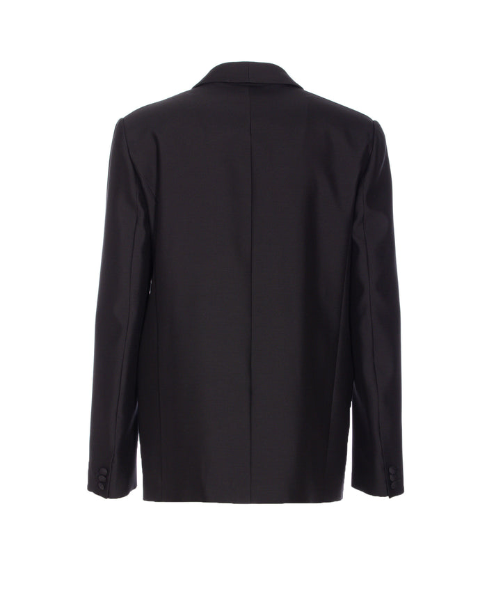 Loewe Jackets Black Wool