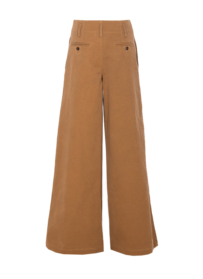 Chloè Trousers Brown Cotton