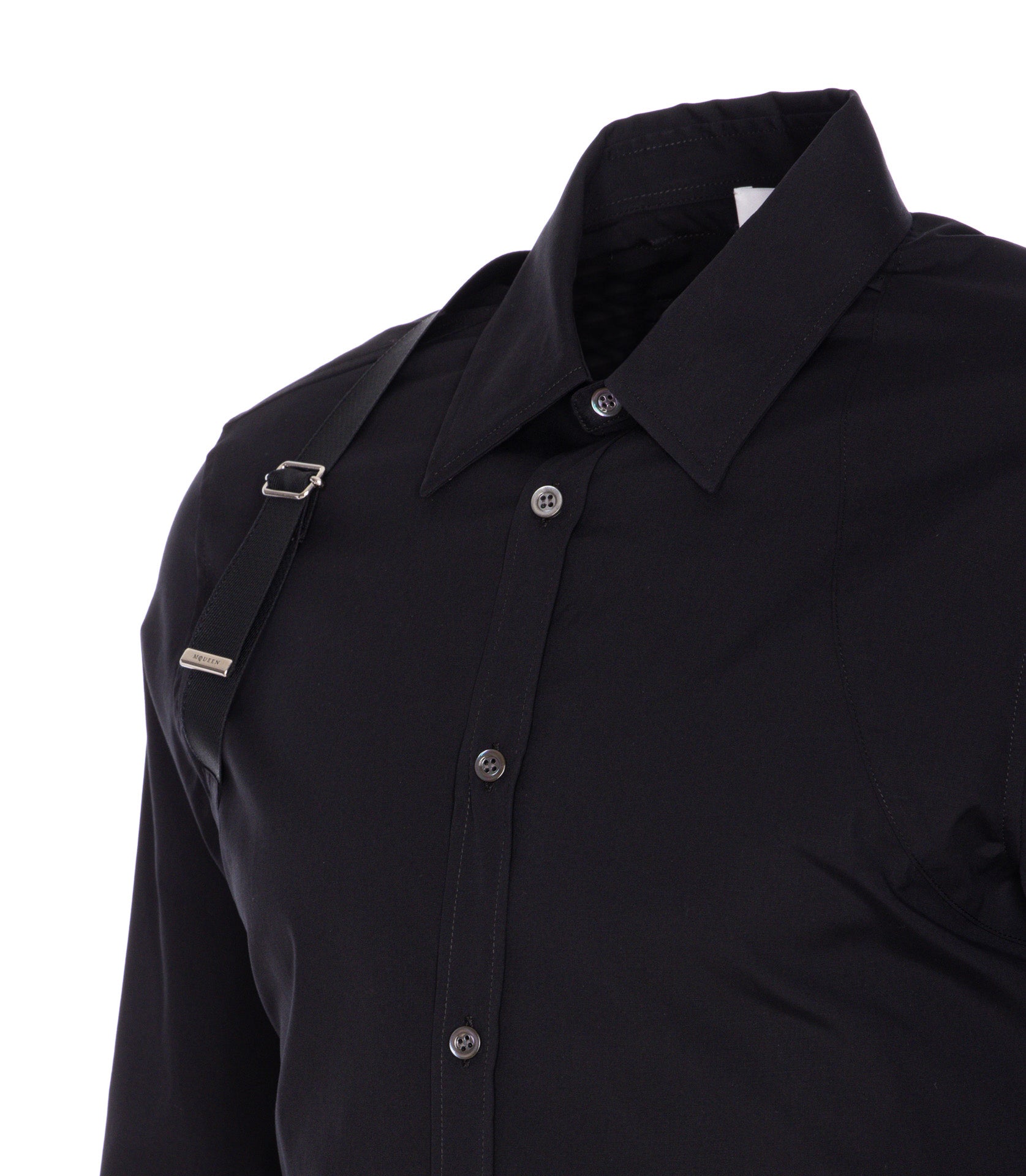 Alexander Mcqueen Shirts Black Cotton