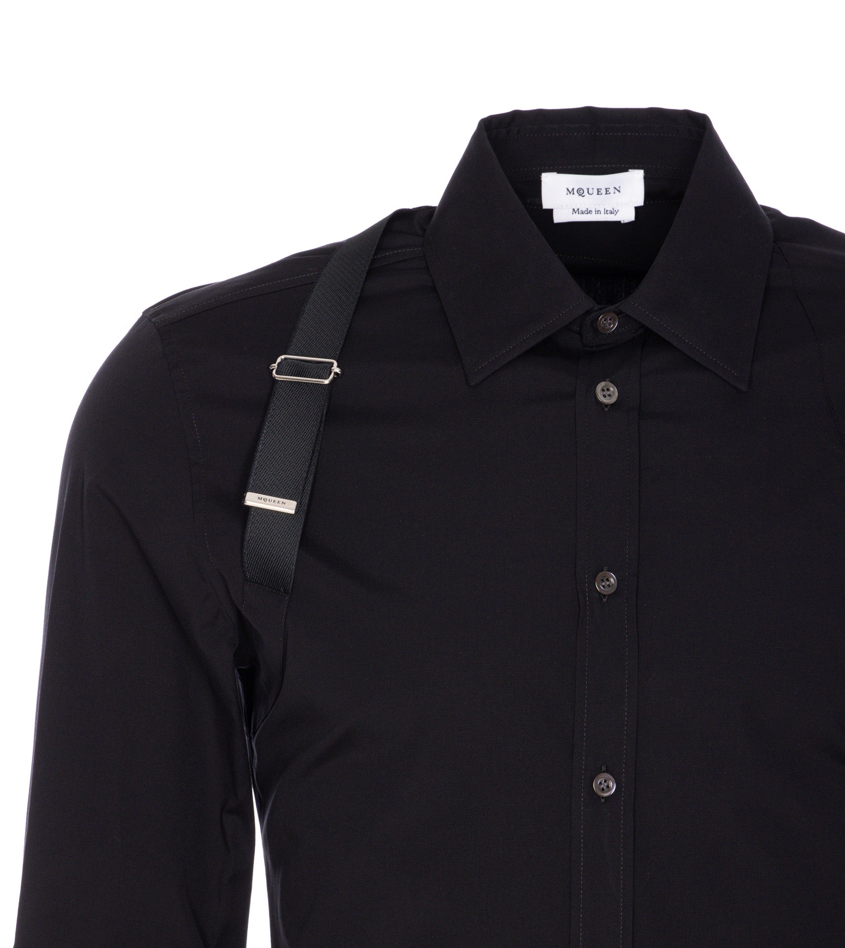 Alexander Mcqueen Shirts Black Cotton