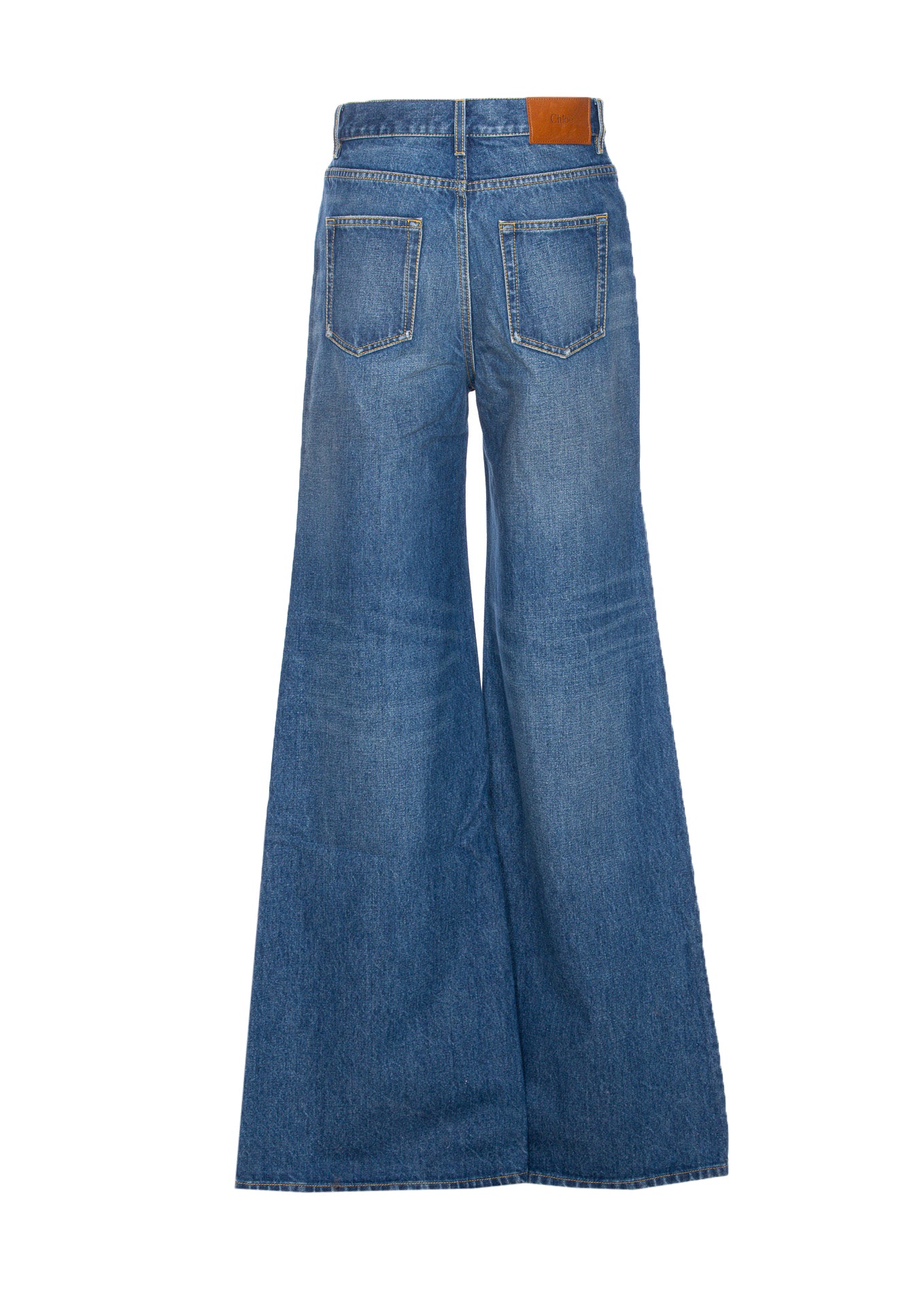 Chloè Jeans Blue Cotton