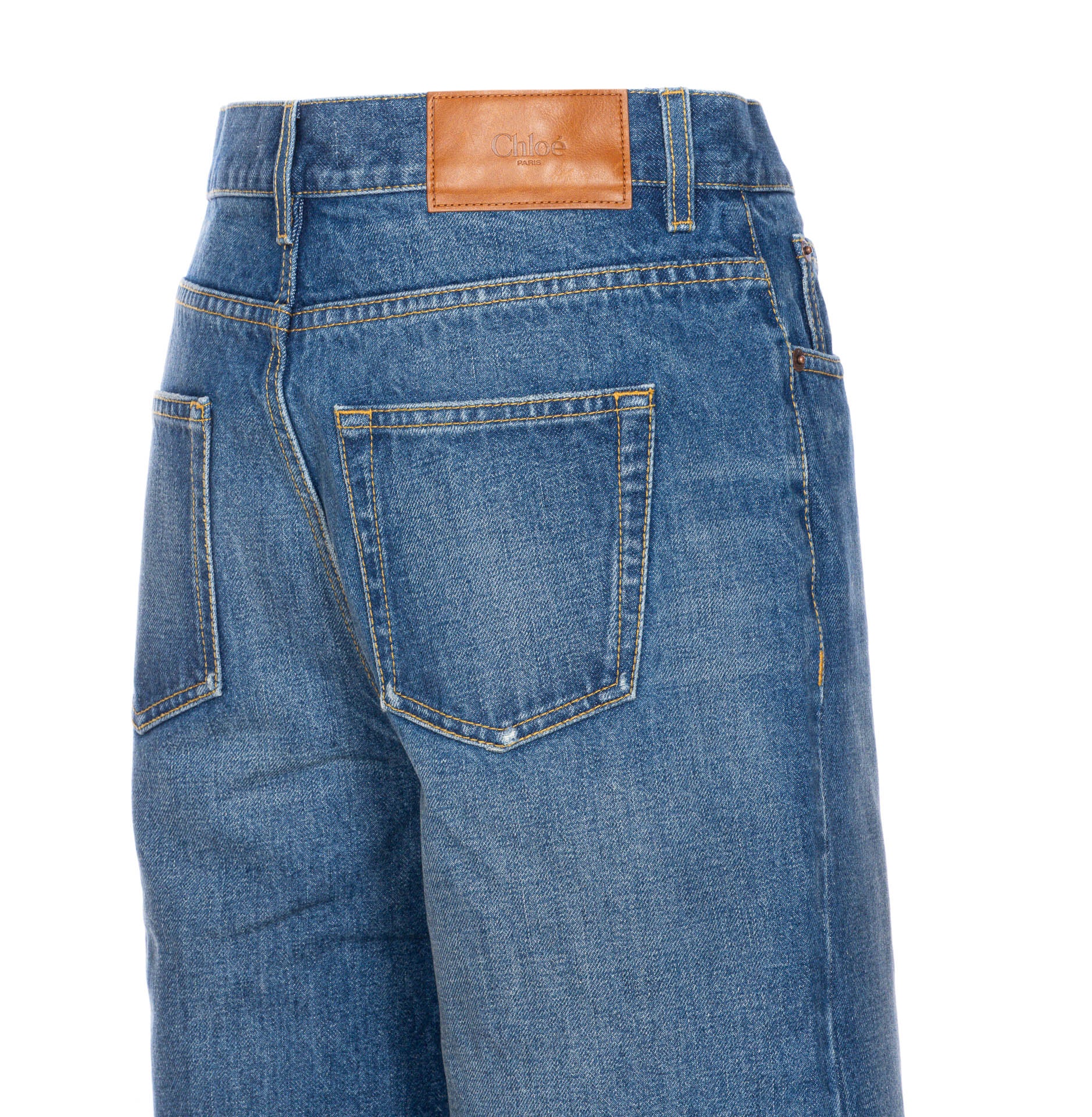 Chloè Jeans Blue Cotton