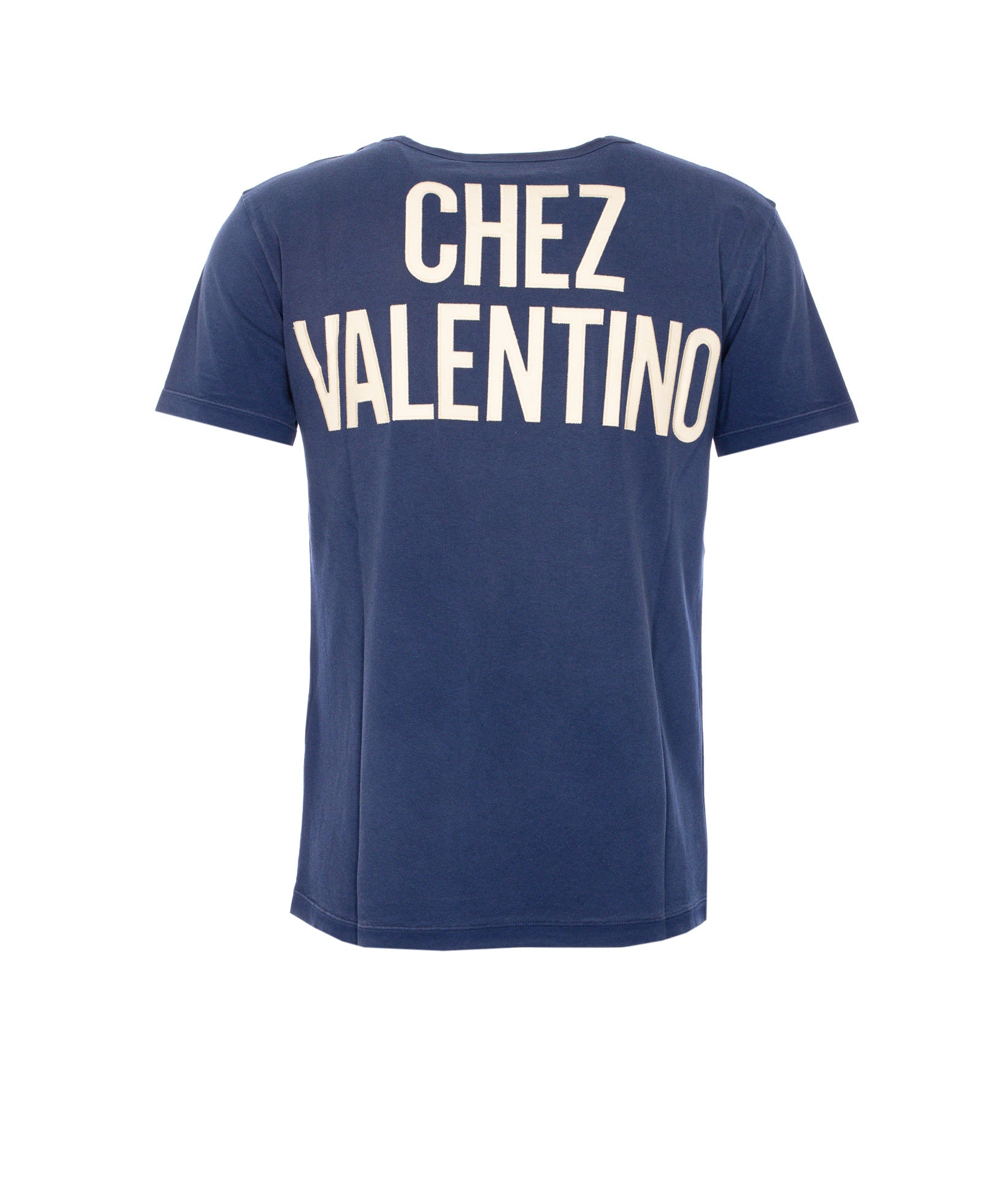 Valentino Garavani T-Shirts And Polos Blue Cotton