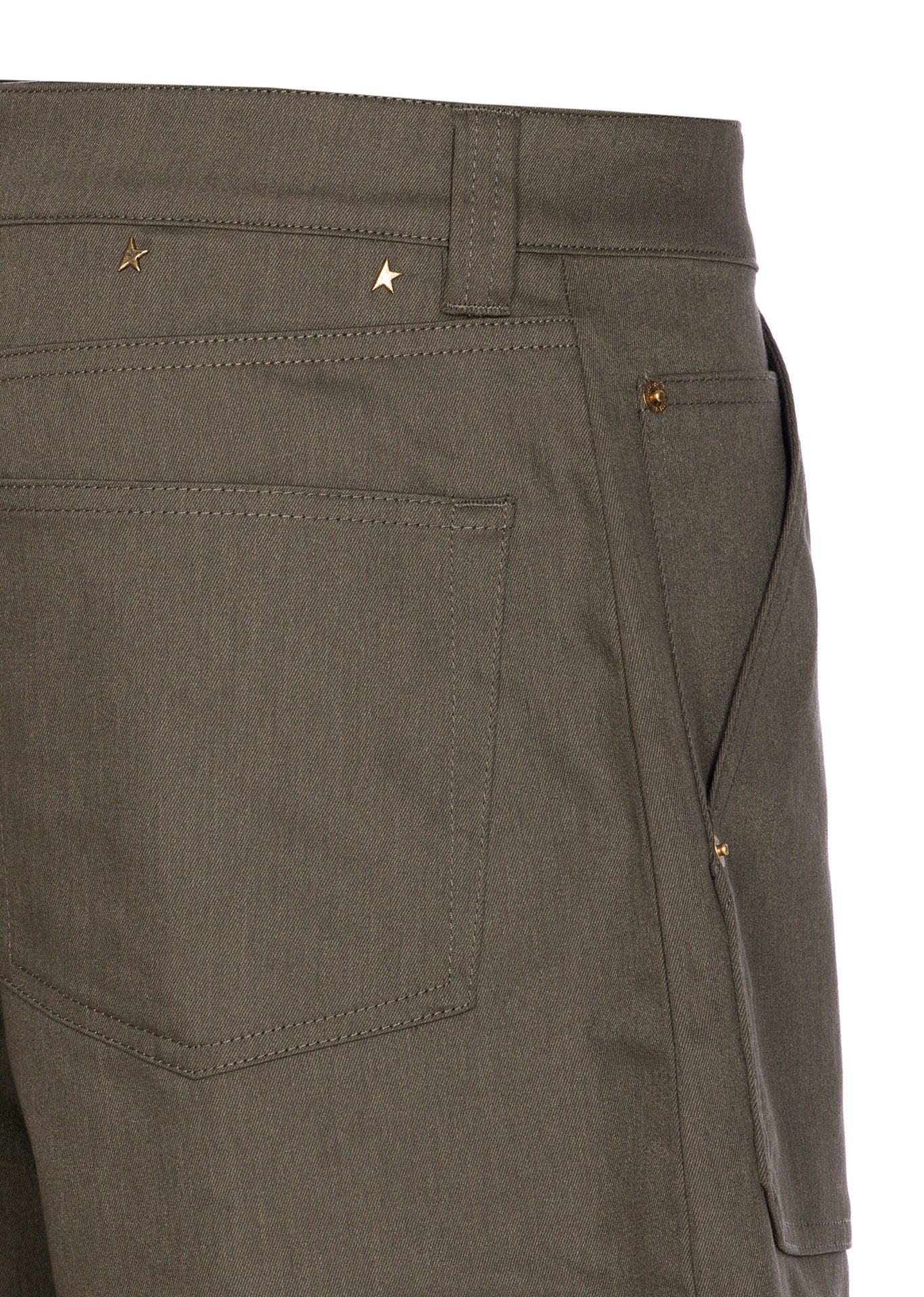 Golden Goose Trousers Green Elastomultiester