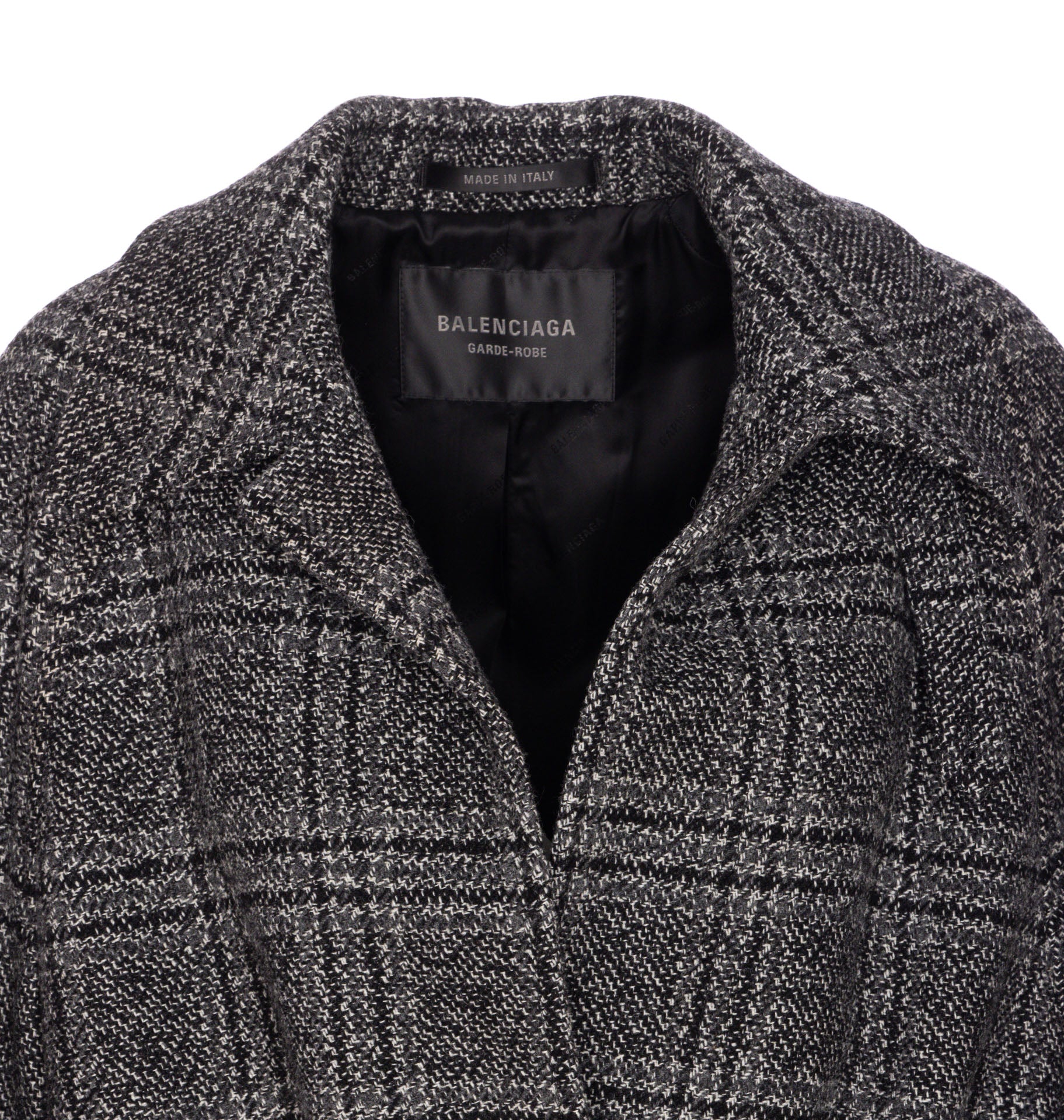 Balenciaga Coats Grey Wool