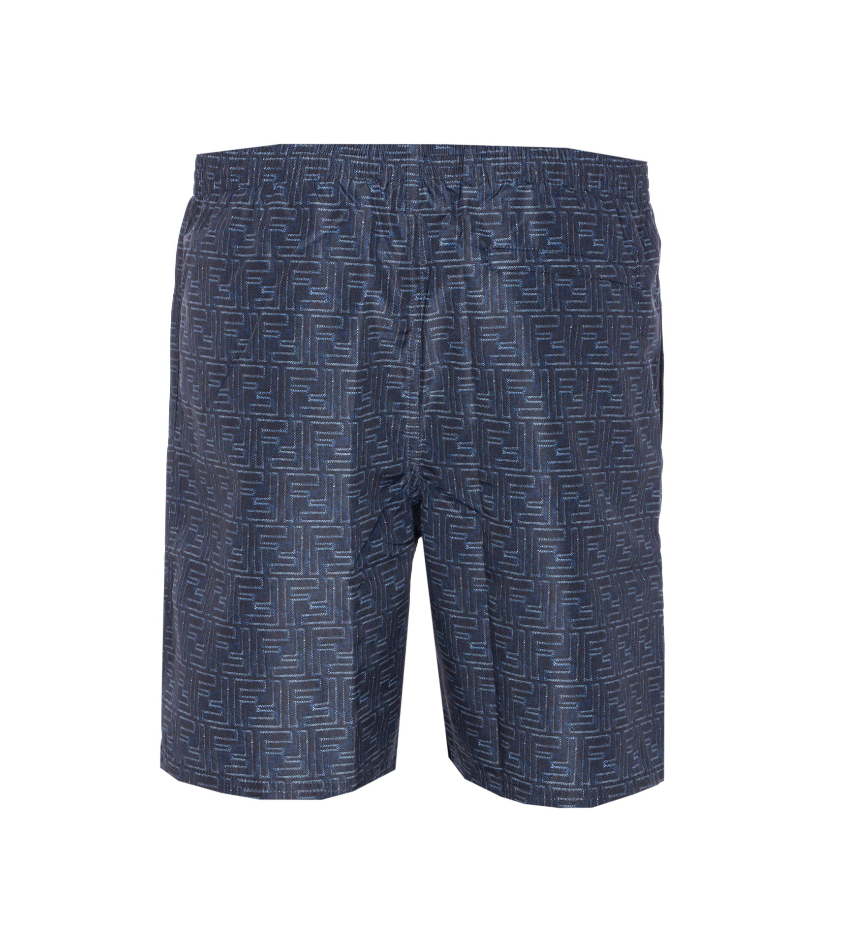 Fendi Shorts Blue Polyamide
