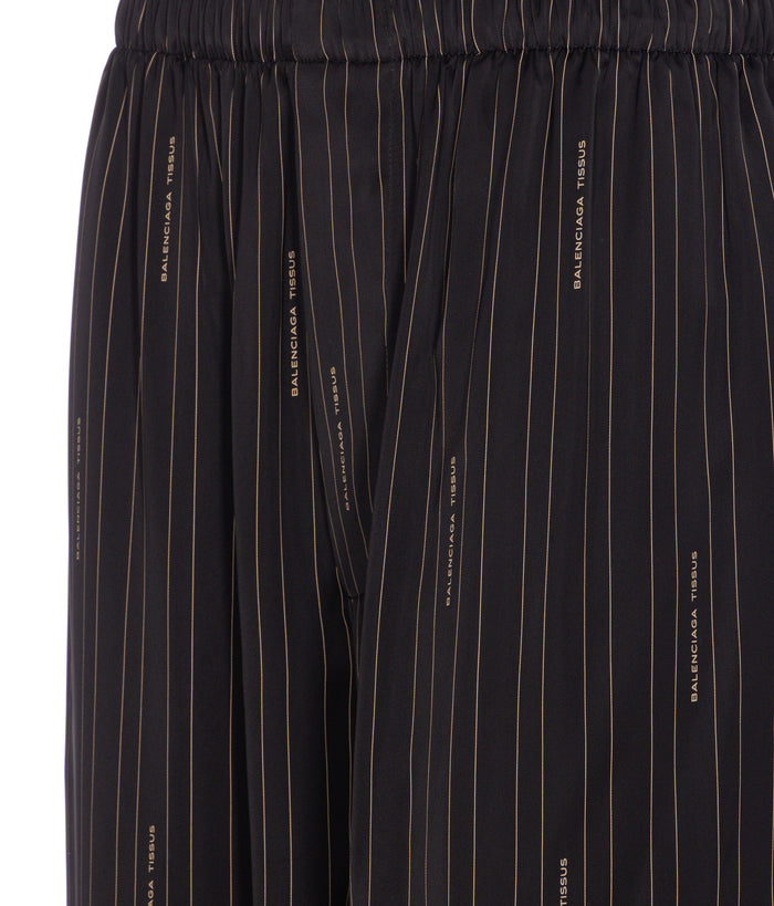 Balenciaga Trousers Black Viscose
