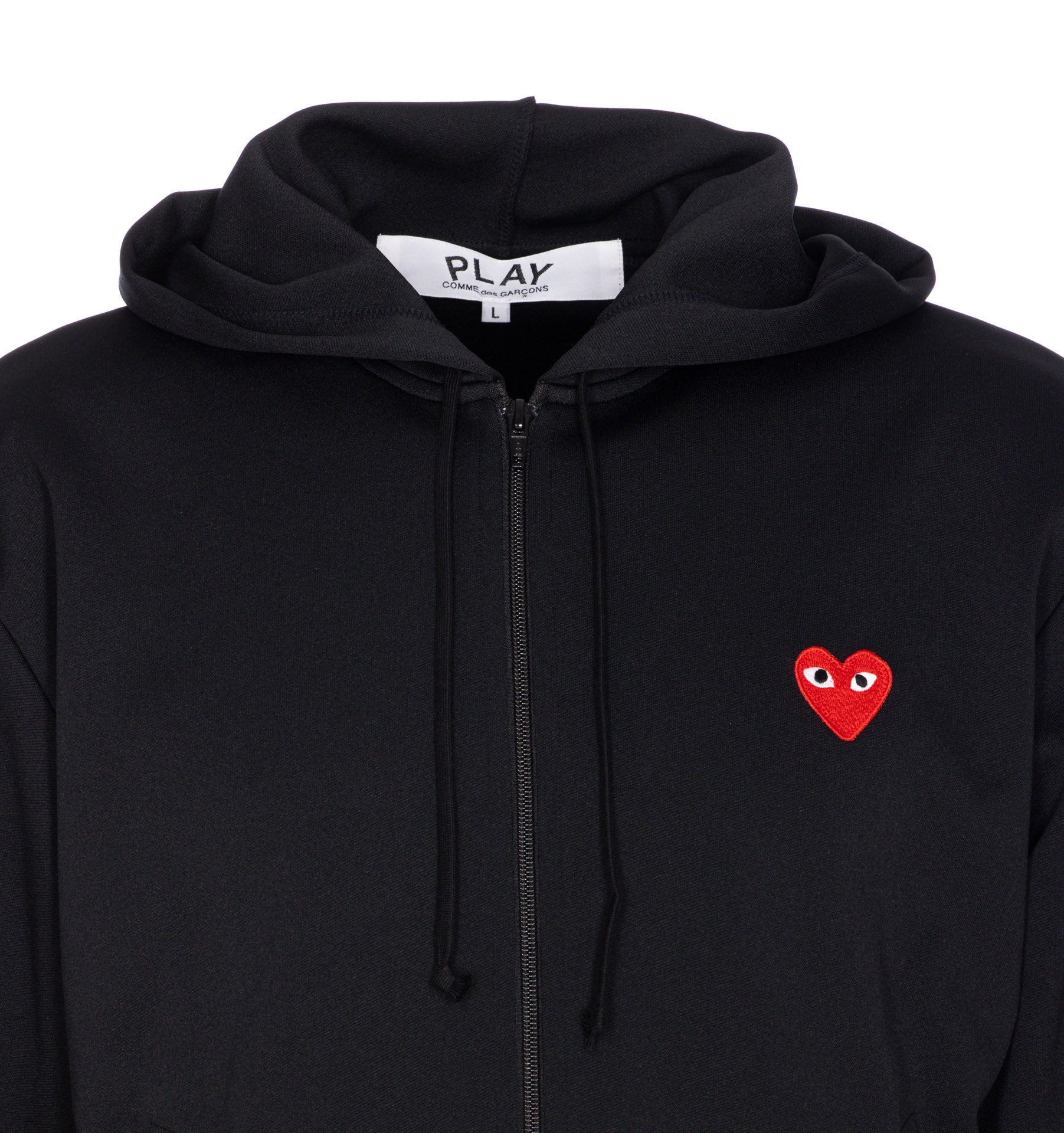 Comme Des Garcons Play Sweaters Black Polyester
