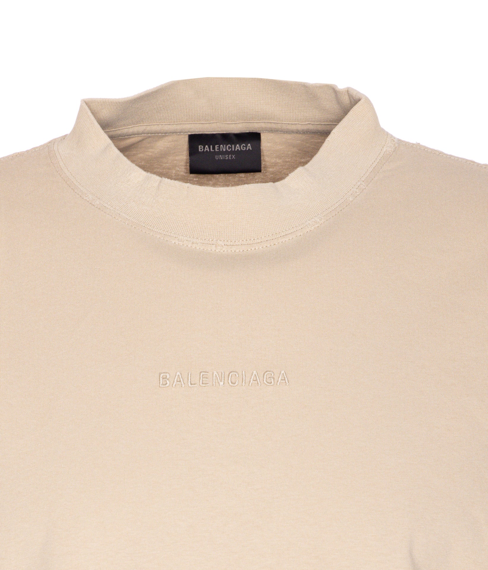 Balenciaga T-Shirts And Polos Beige Cotton