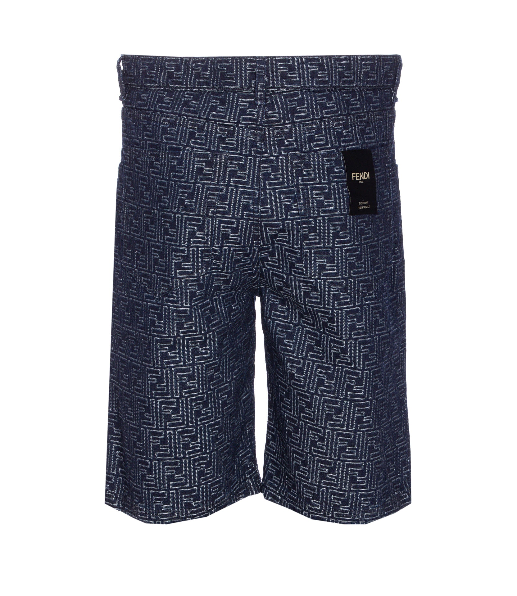Fendi Shorts Blue Cotton