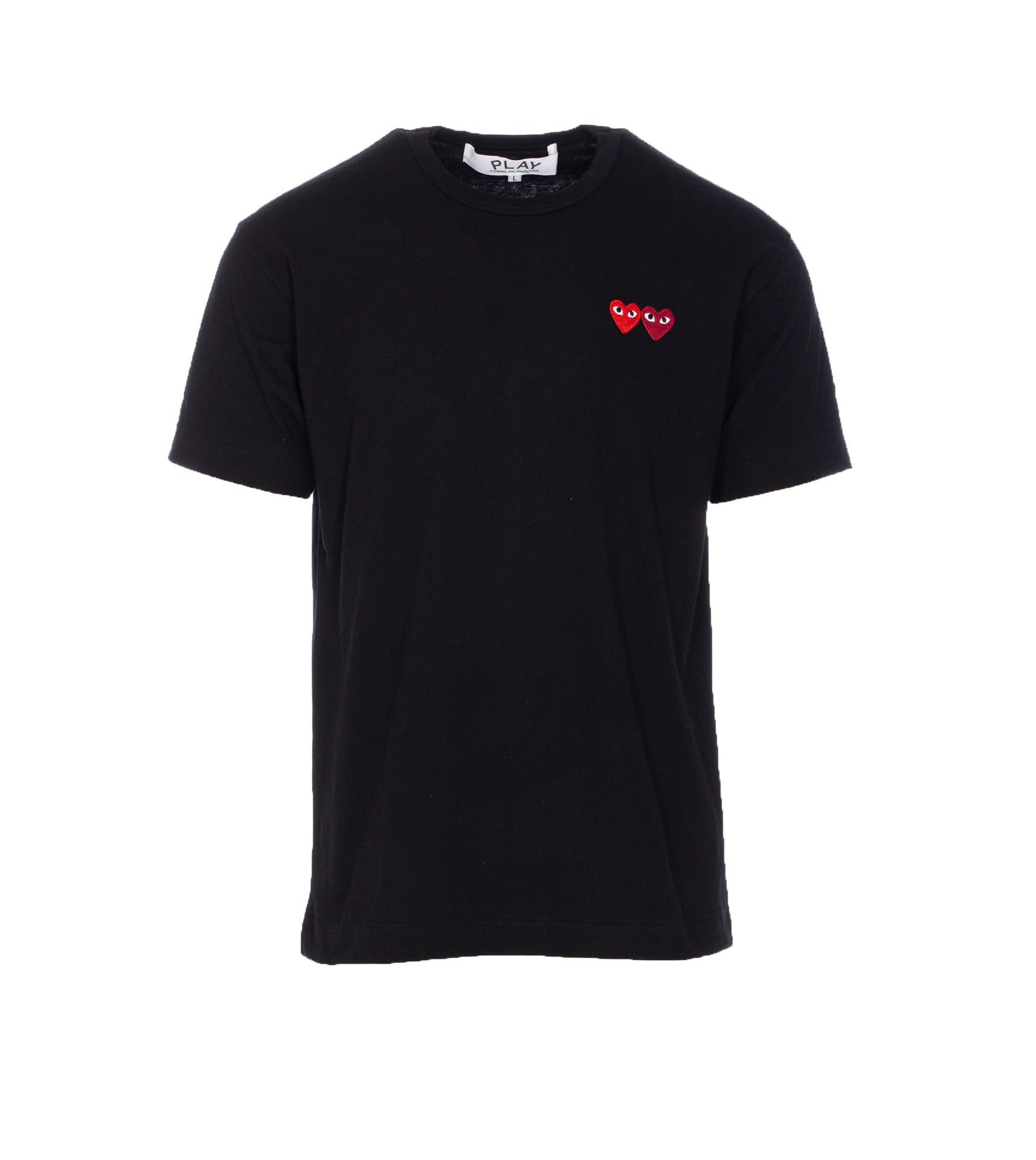 Comme Des Garcons Play T-Shirts And Polos Black Cotton