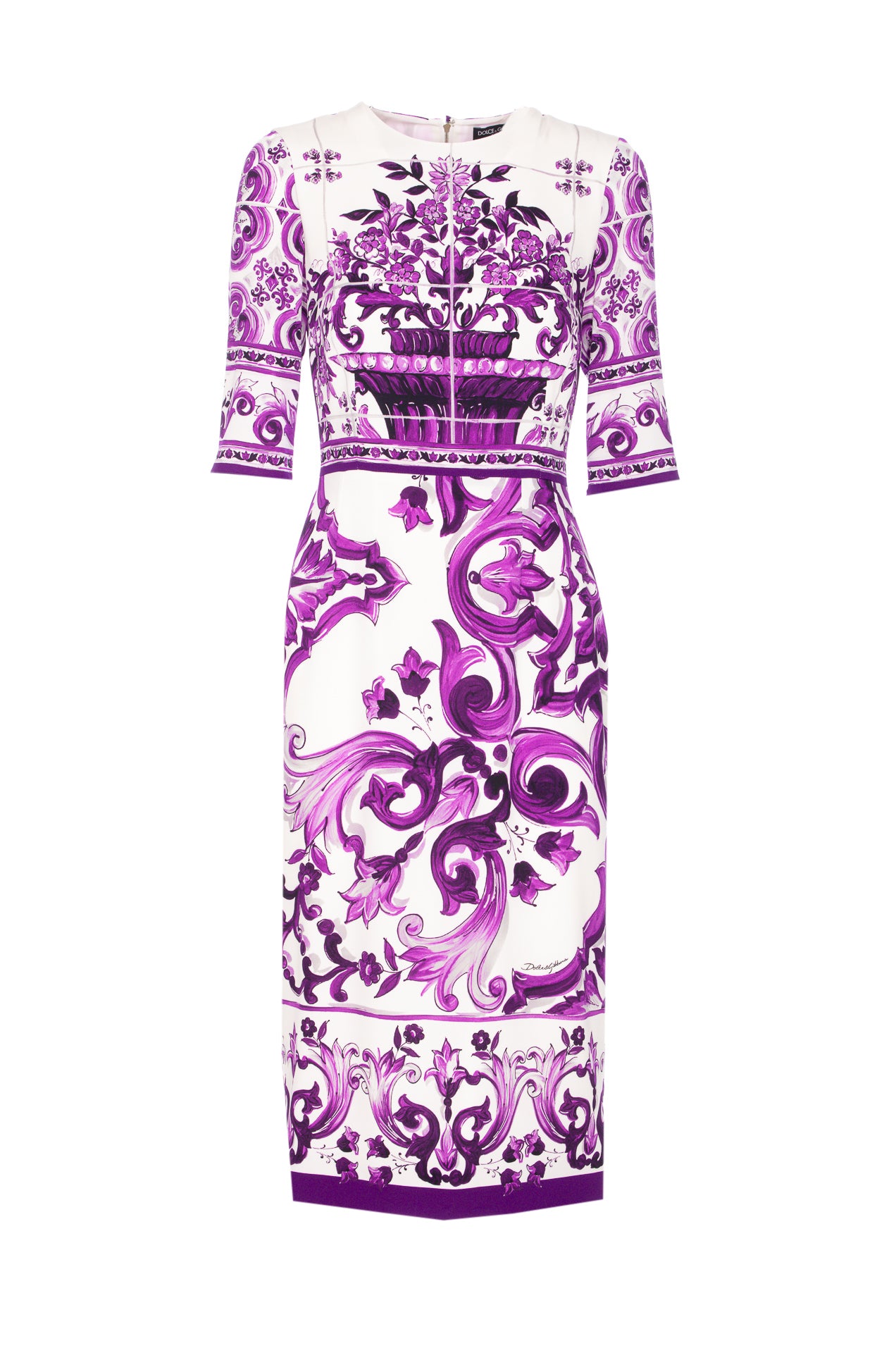 Dolce & Gabbana Dresses Purple Silk