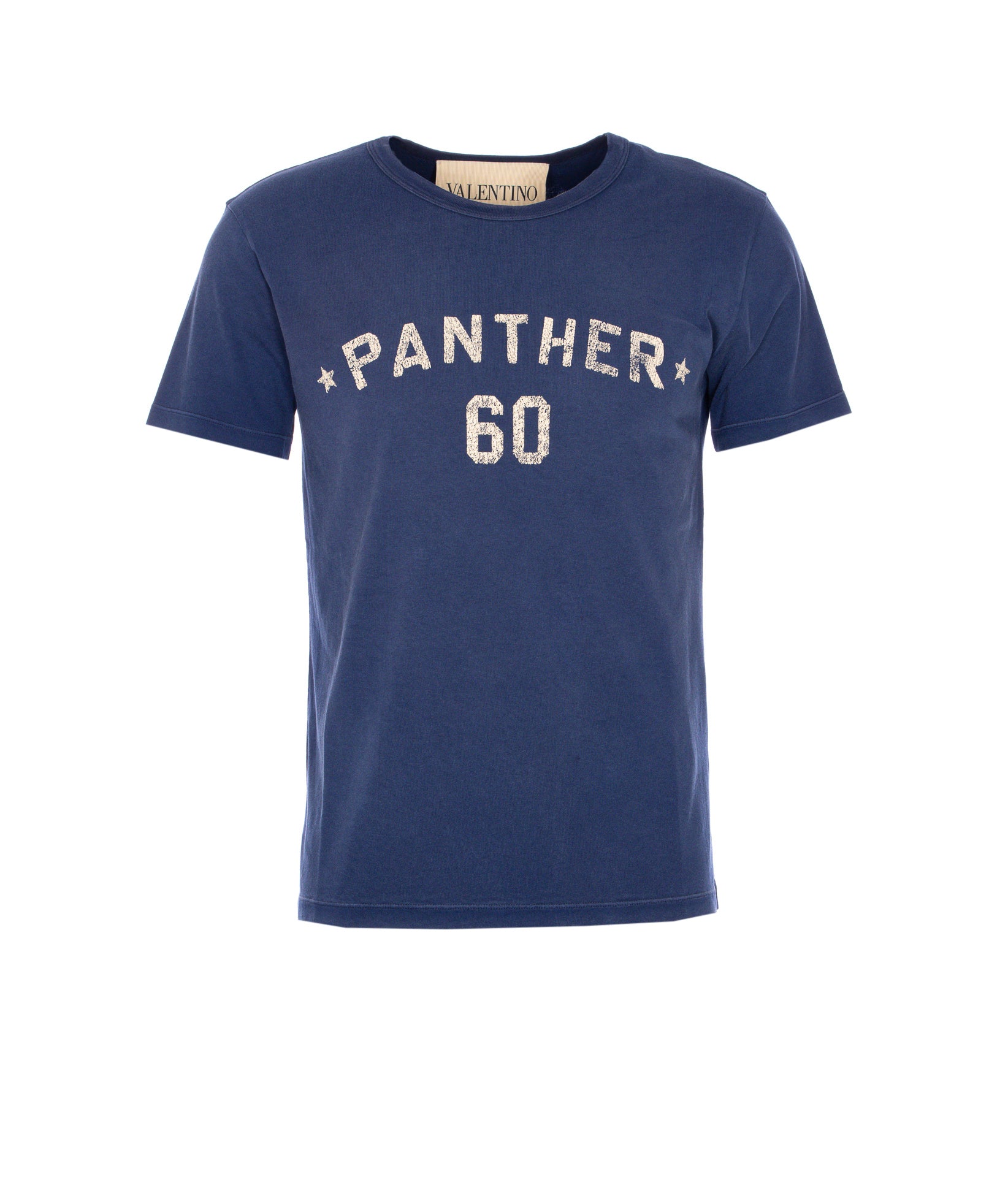 Valentino Garavani T-Shirts And Polos Blue Cotton