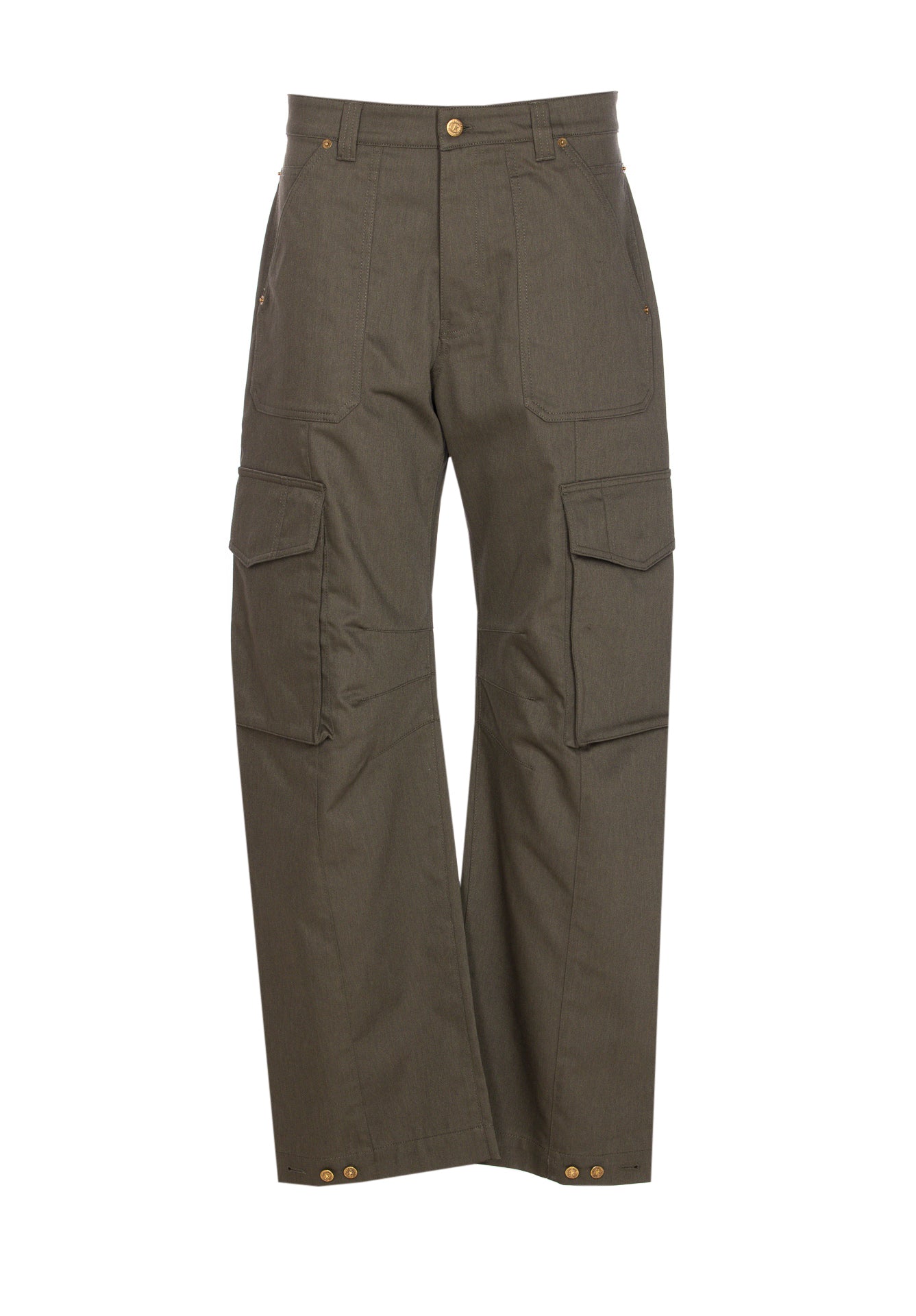 Golden Goose Trousers Green Elastomultiester