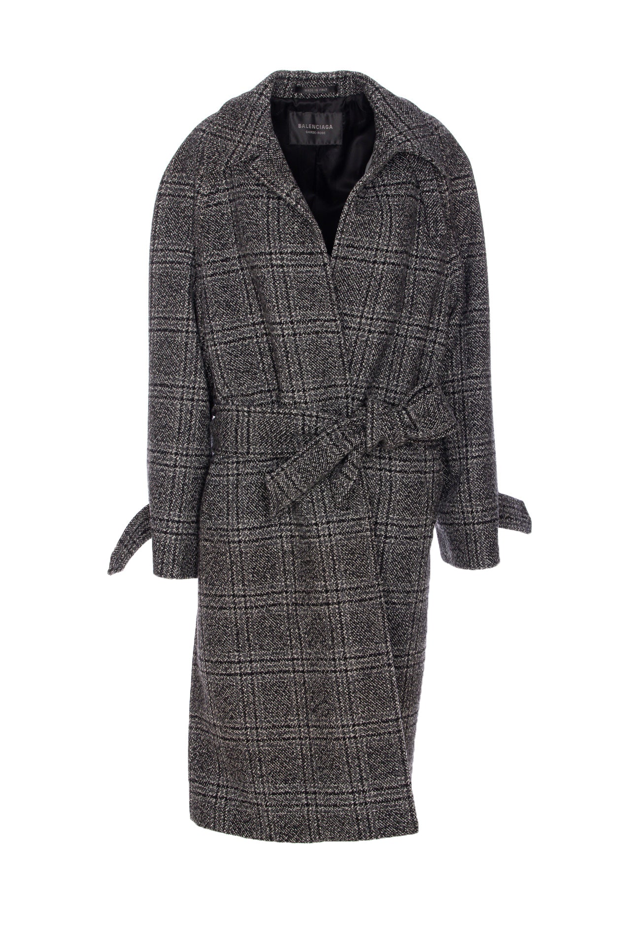 Balenciaga Coats Grey Wool