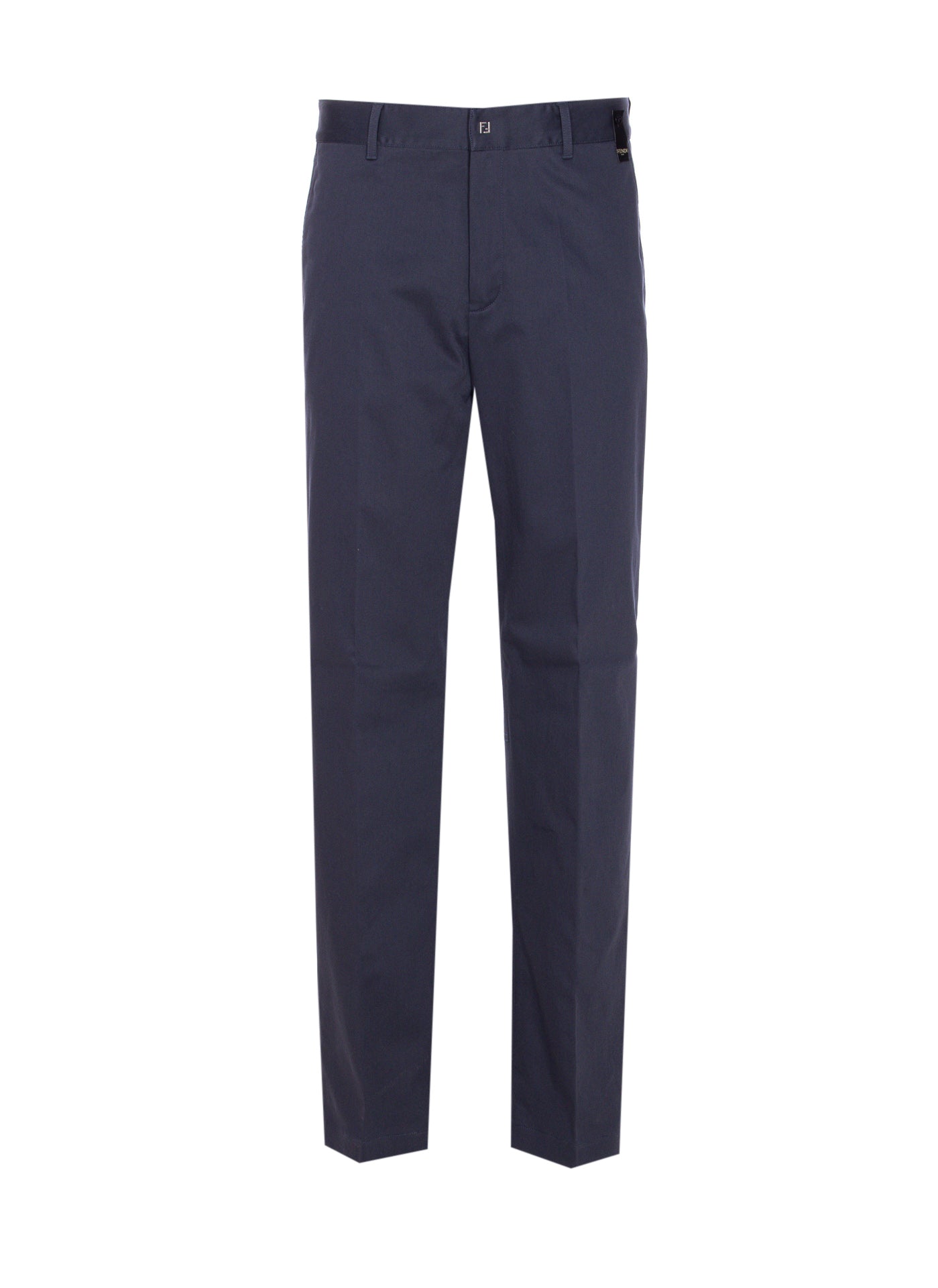 Fendi Trousers Blue Cotton