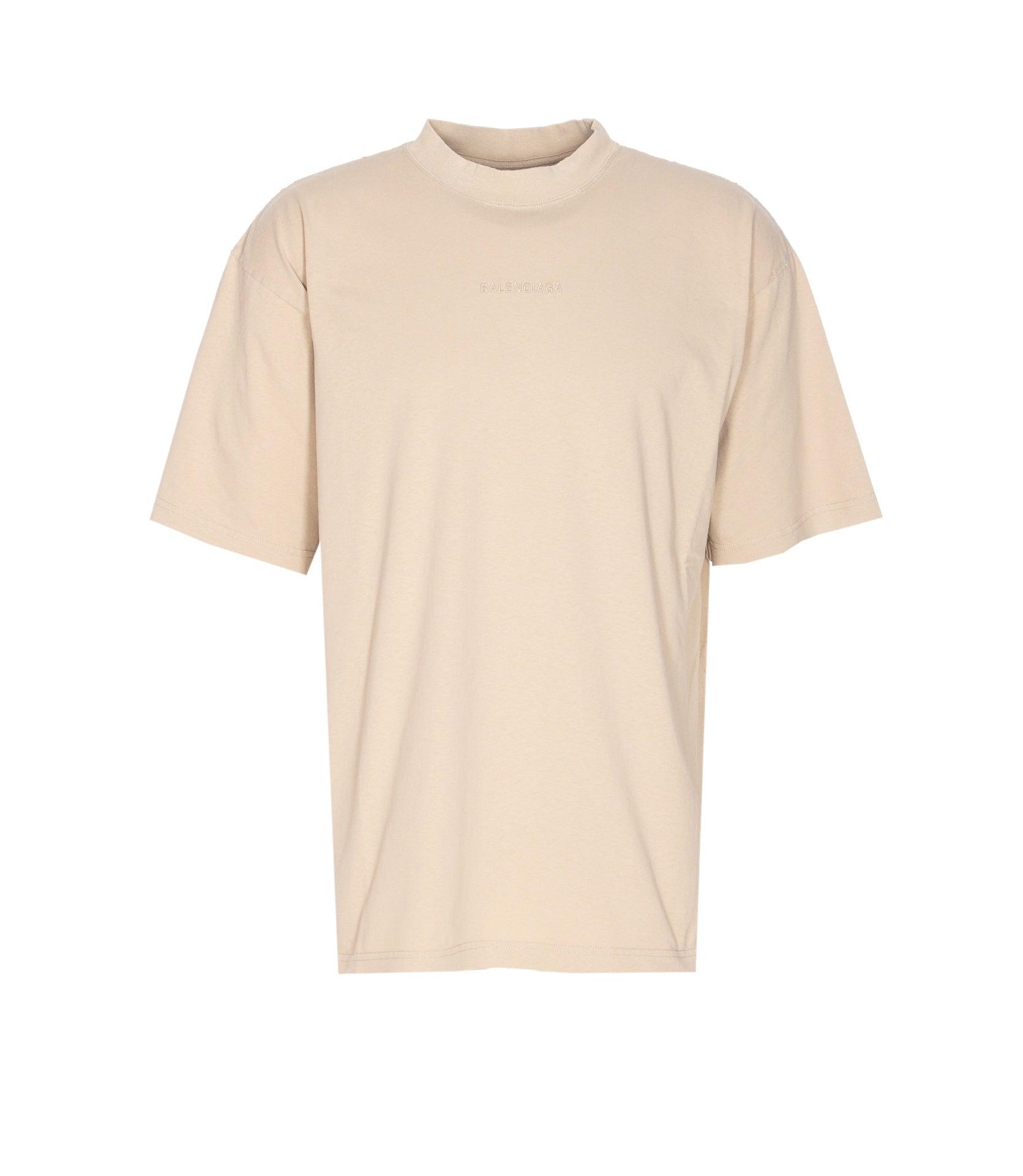 Balenciaga T-Shirts And Polos Beige Cotton
