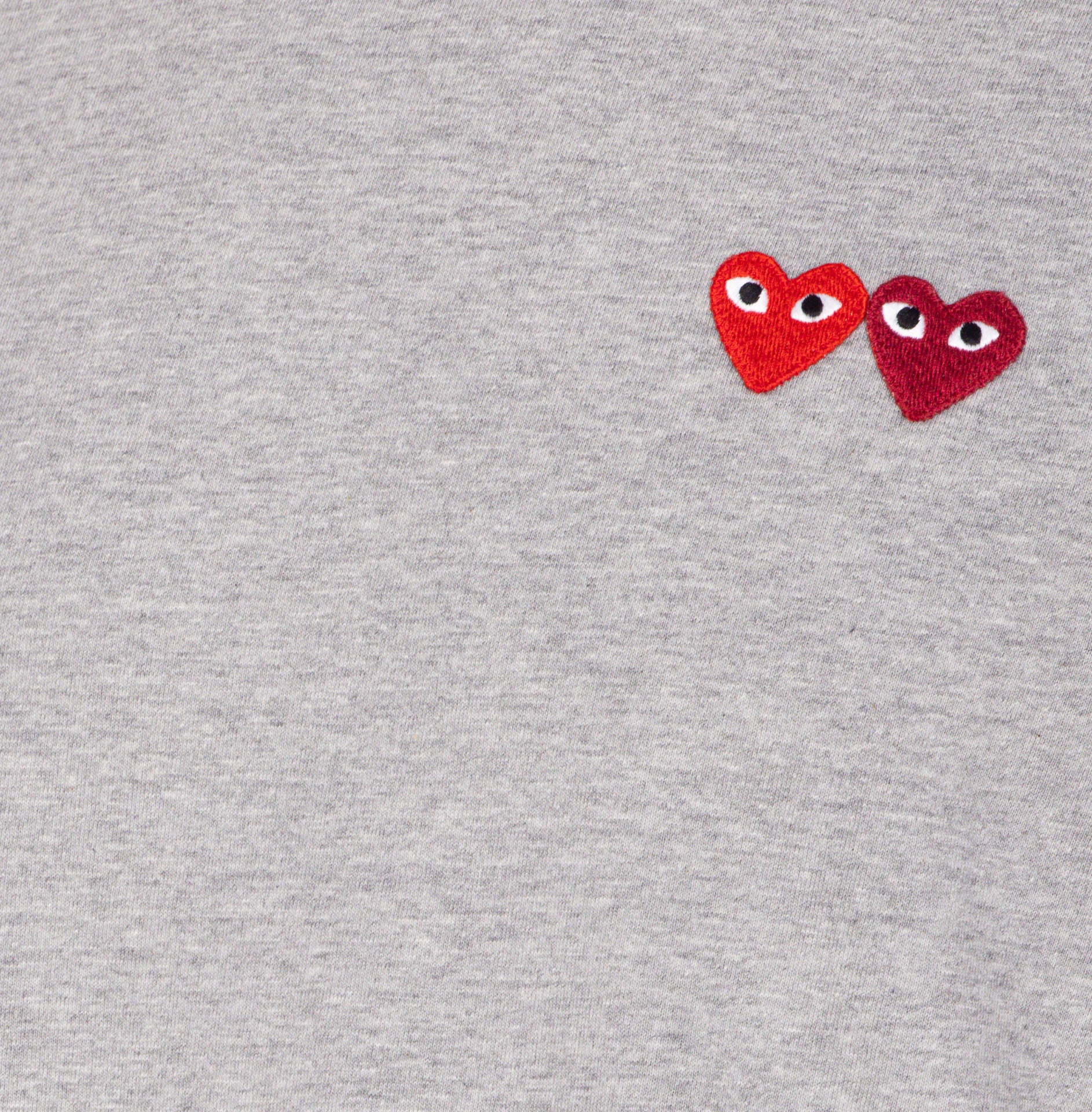 COMME DES GARCONS PLAY T-shirts and Polos Grey Cotton