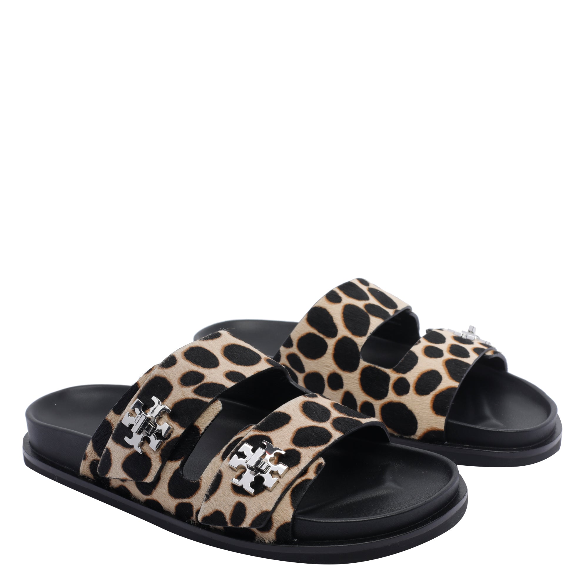 Tory Burch Sandals Brown Leather / Rubber Sole
