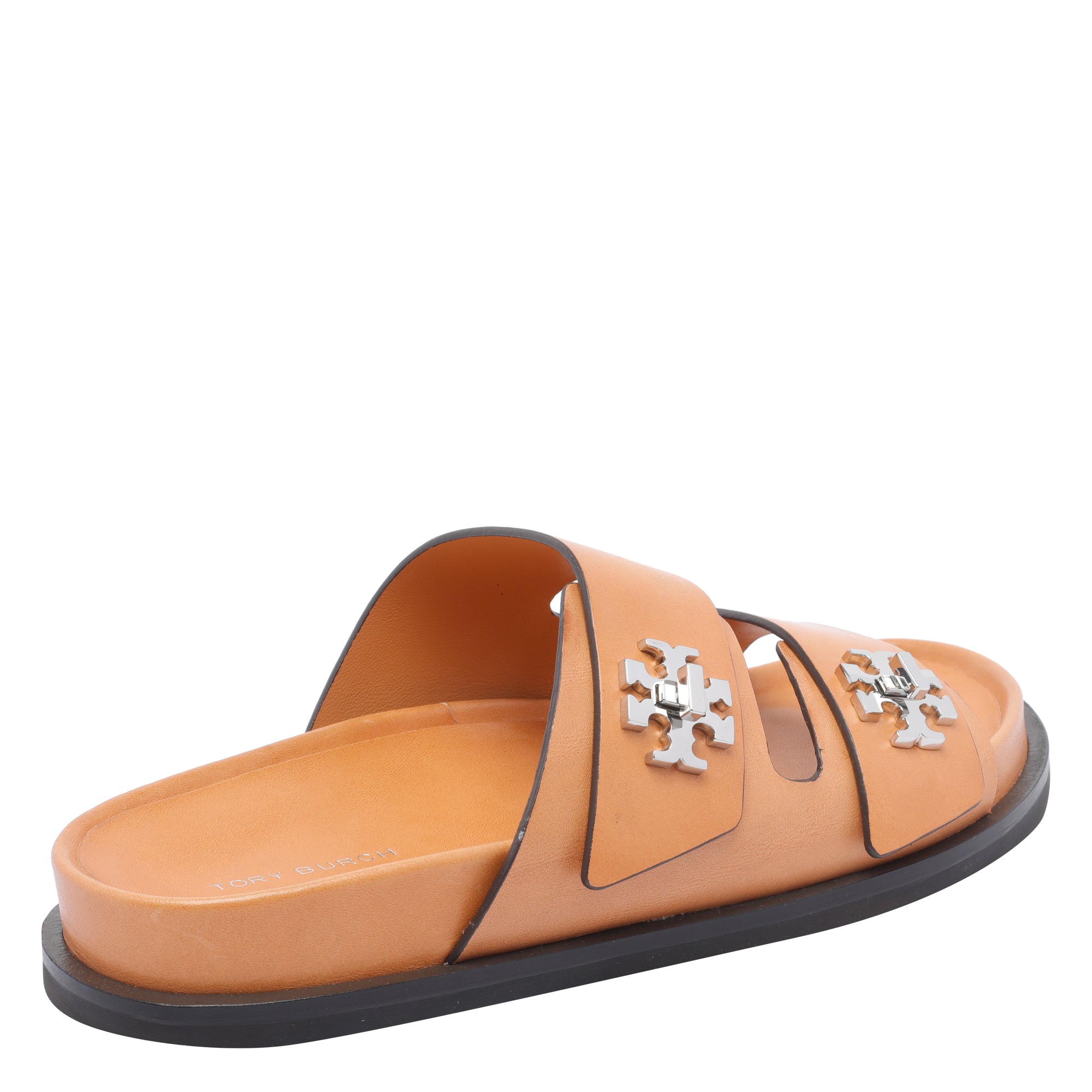 Tory Burch Sandals Brown Leather / Rubber Sole