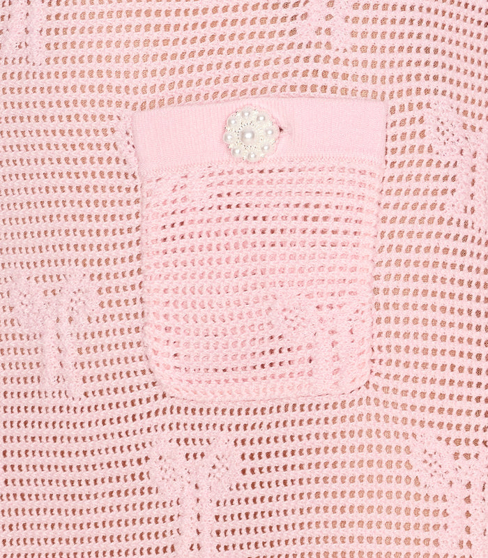 Self Portrait Dresses Pink Cotton