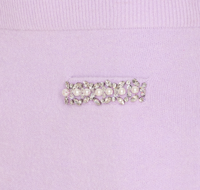 SELF PORTRAIT Skirts Purple Polyamide