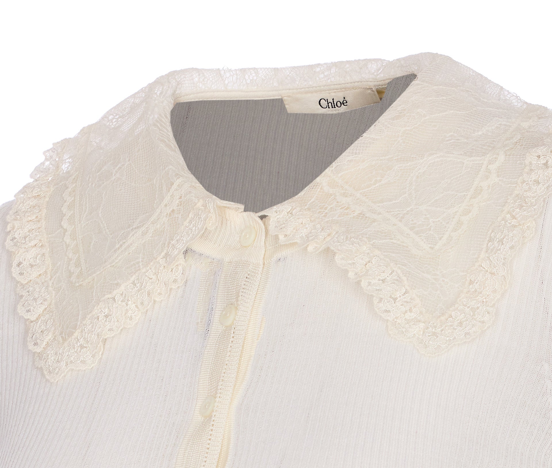 Chloè Sweaters White Wool