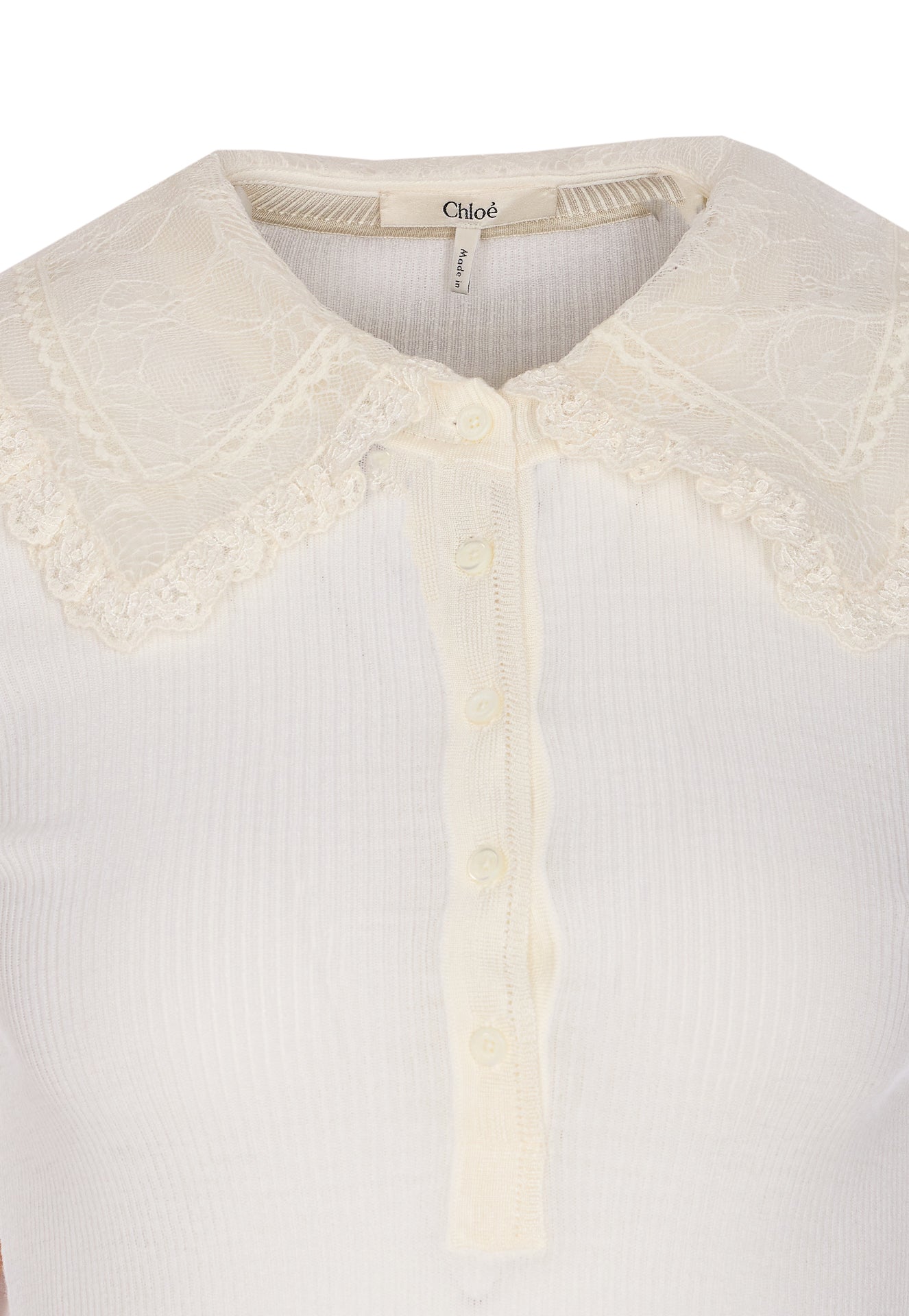 Chloè Sweaters White Wool