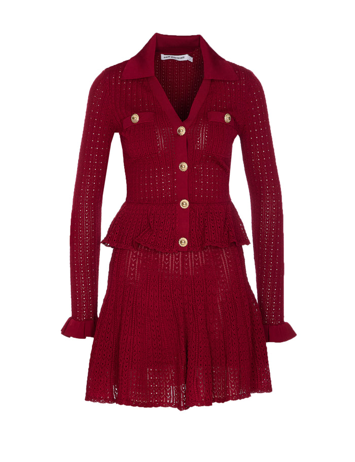 Self Portrait Dresses Red Viscose