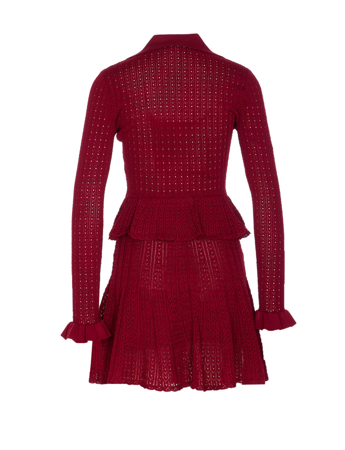 Self Portrait Dresses Red Viscose