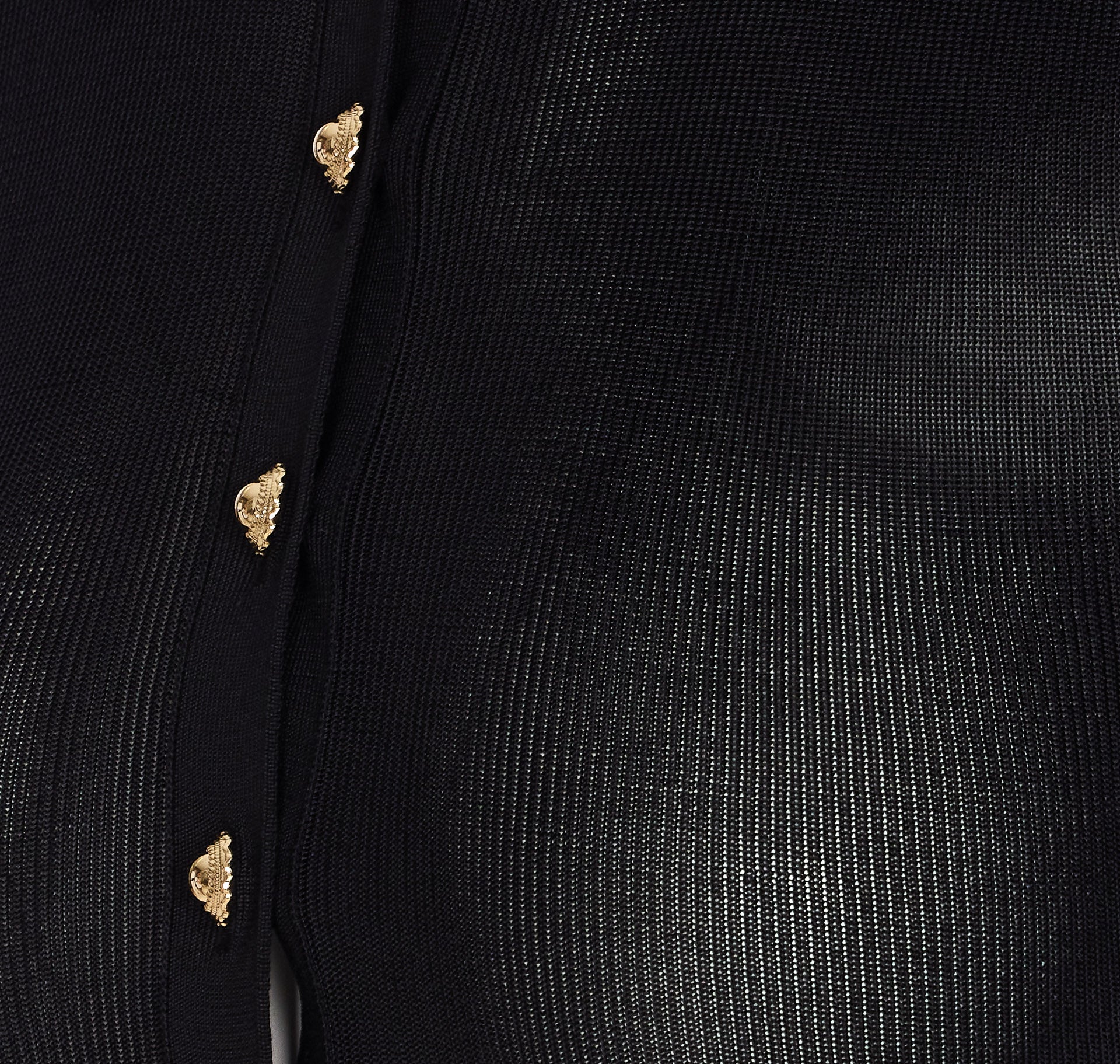 Self Portrait Top Black Viscose