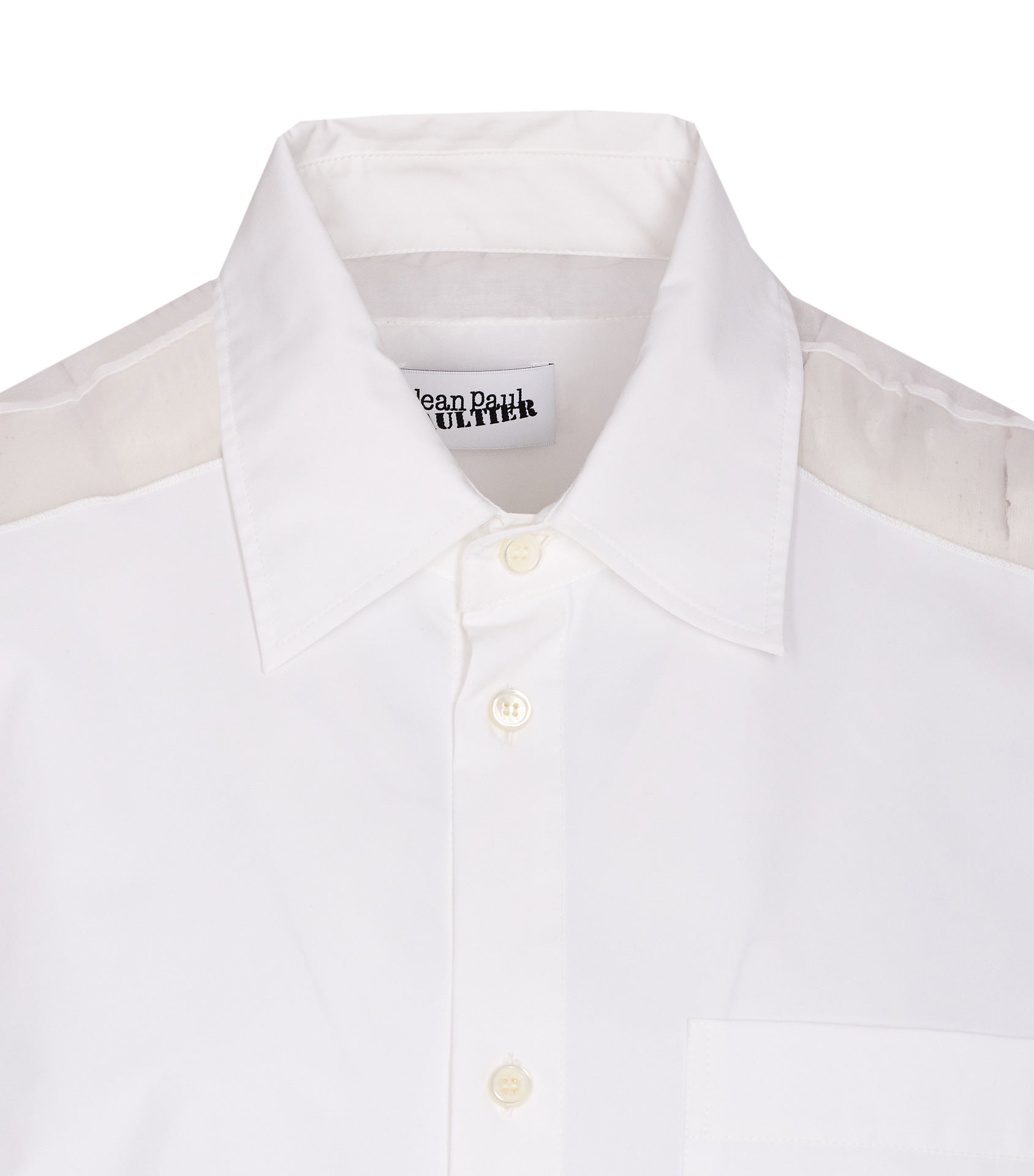 JEAN PAUL GAULTIER Shirts White Silk