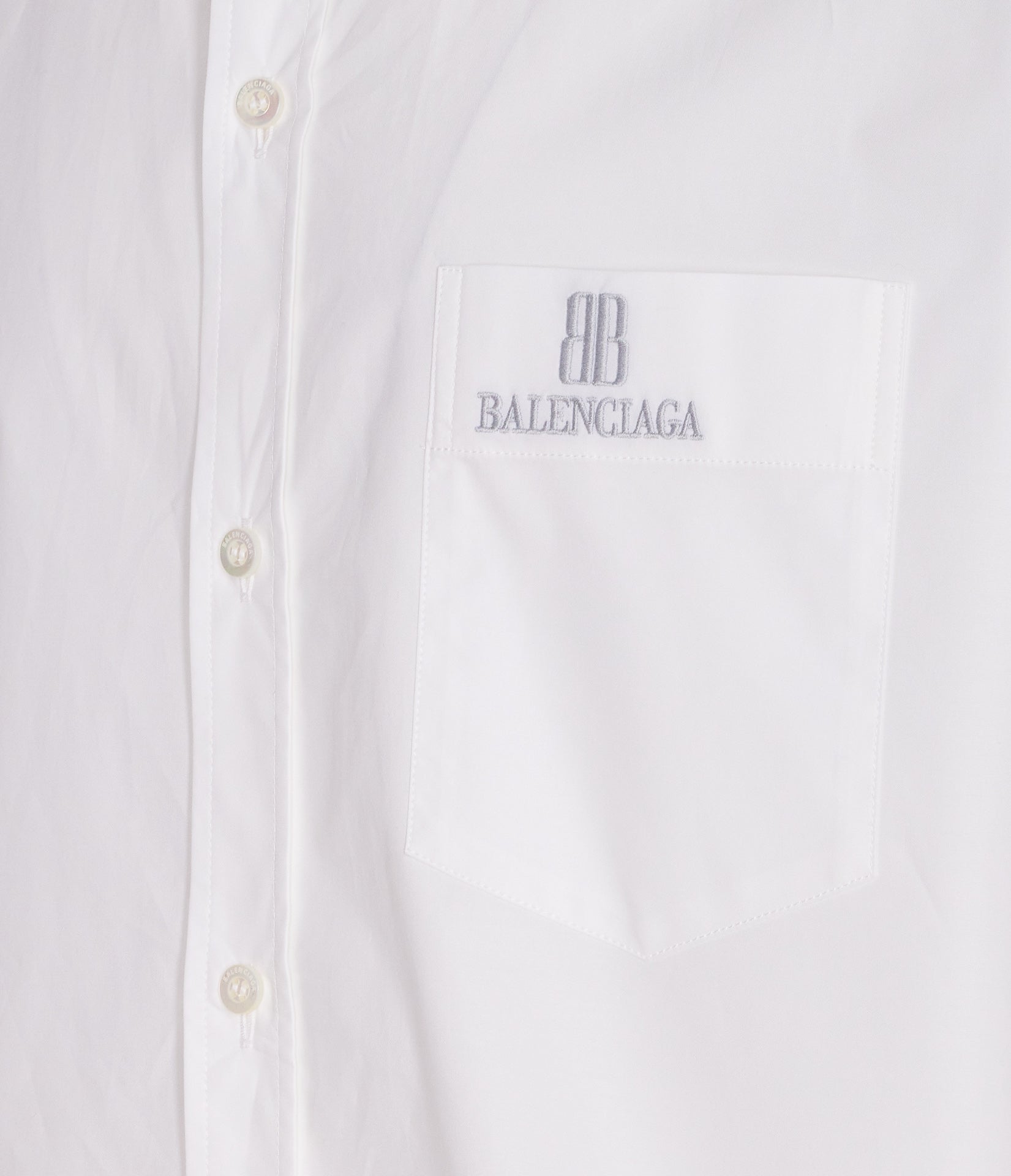 Balenciaga Shirts White Cotton