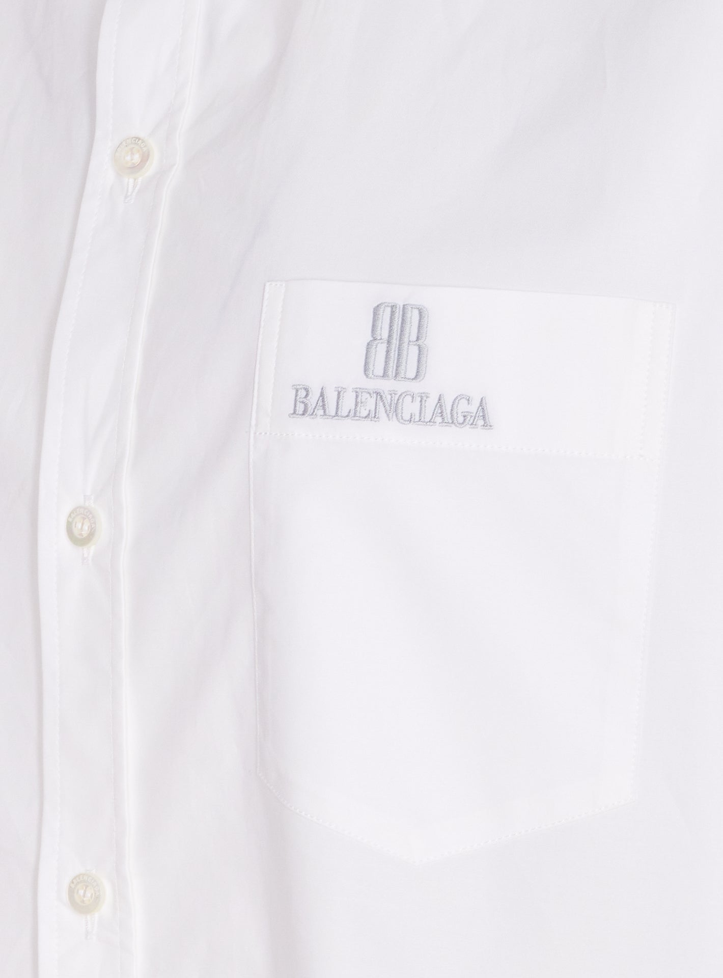 Balenciaga Shirts White Cotton