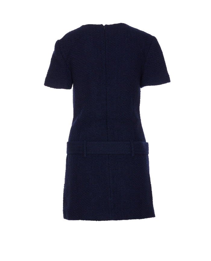 Self Portrait Dresses Blue Polyester