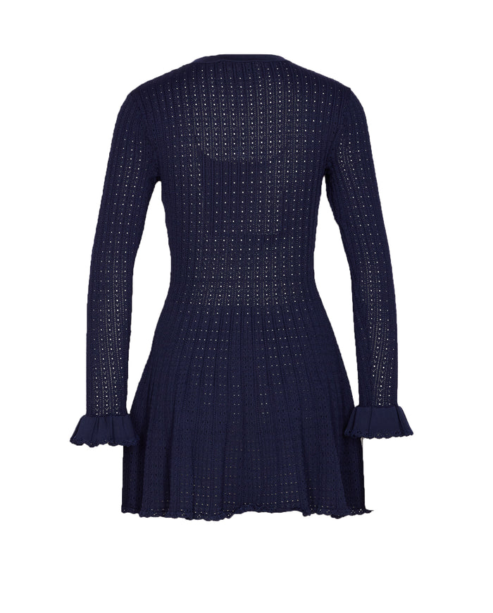 Self Portrait Dresses Blue Viscose