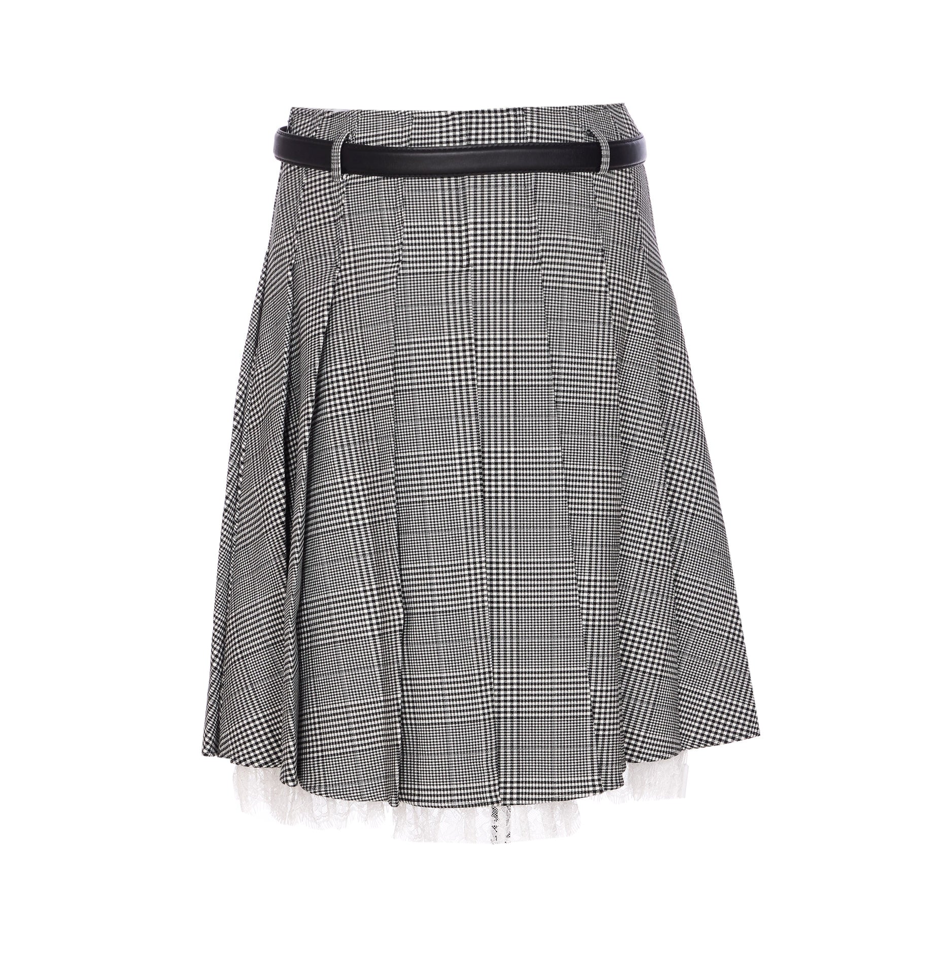 Self Portrait Skirts Grey Polyester