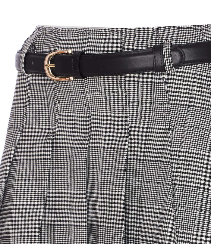 Self Portrait Skirts Grey Polyester