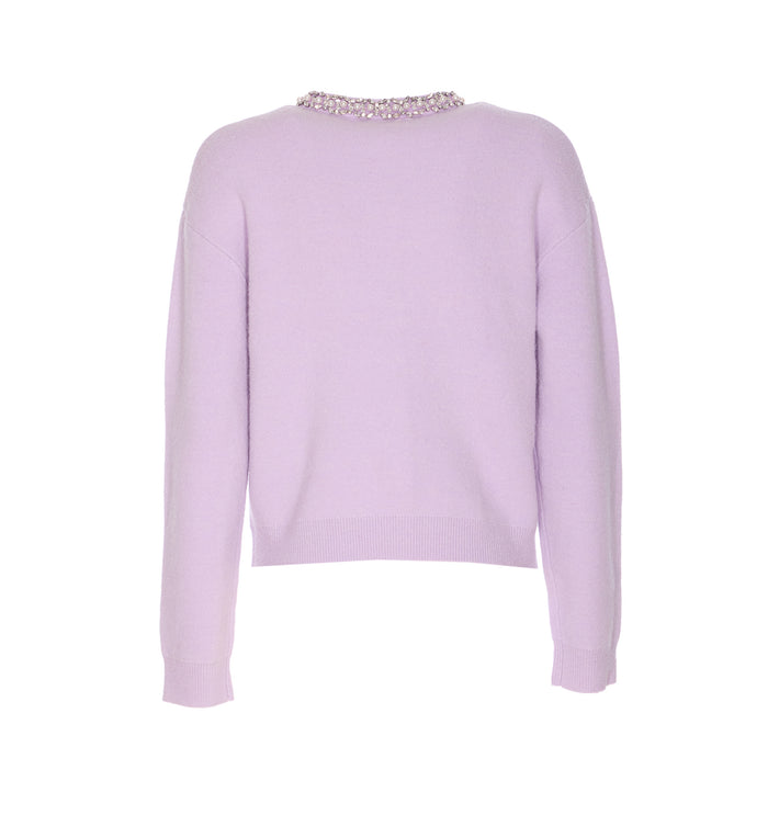 Self Portrait Sweaters Lilac Viscose
