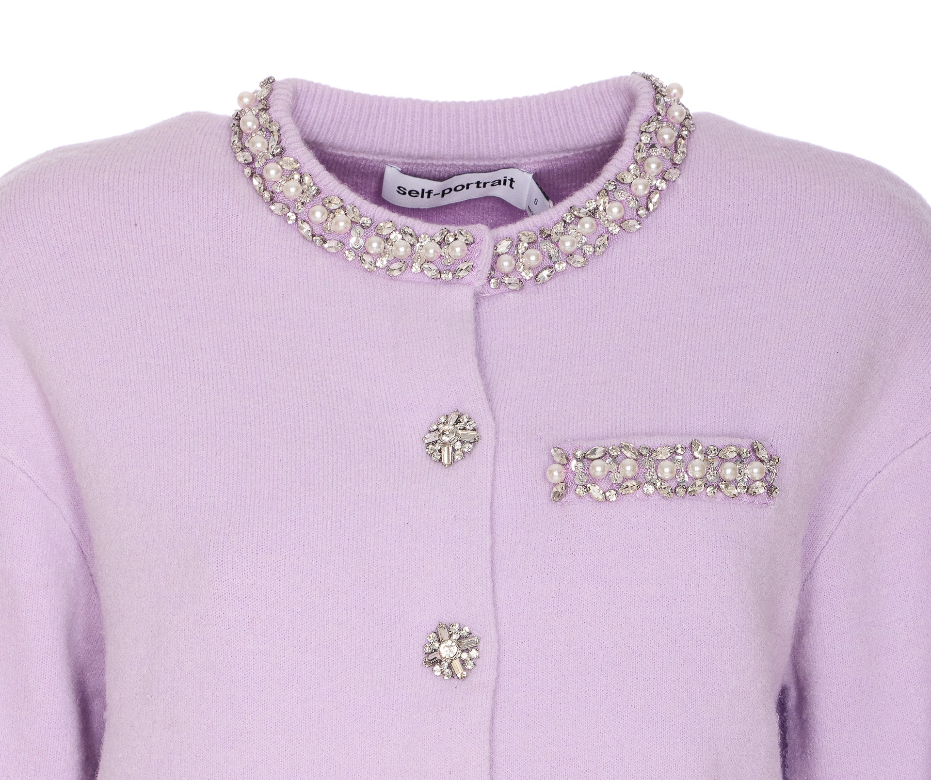 Self Portrait Sweaters Lilac Viscose