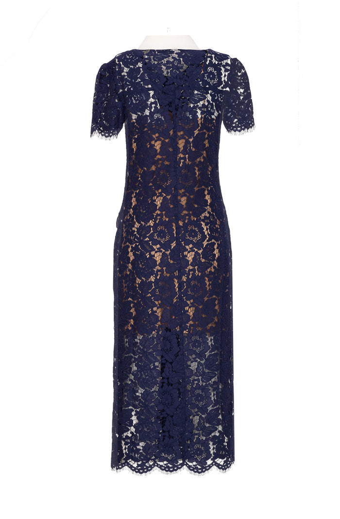 Self Portrait Dresses Blue Polyamide