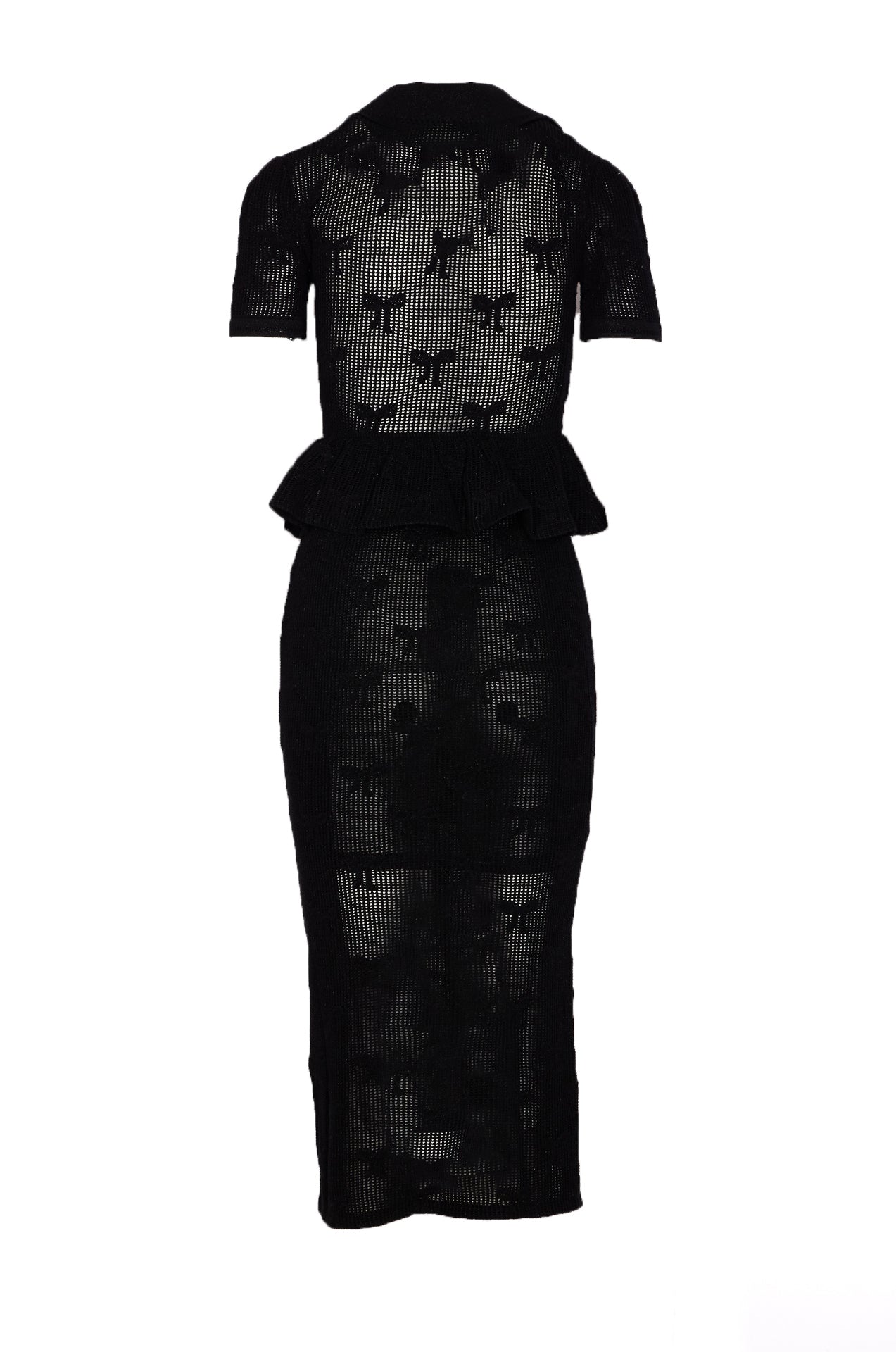 Self Portrait Dresses Black Cotton