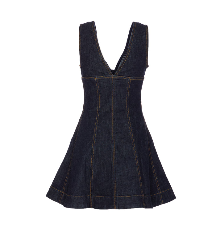 Self Portrait Dresses Blue Cotton