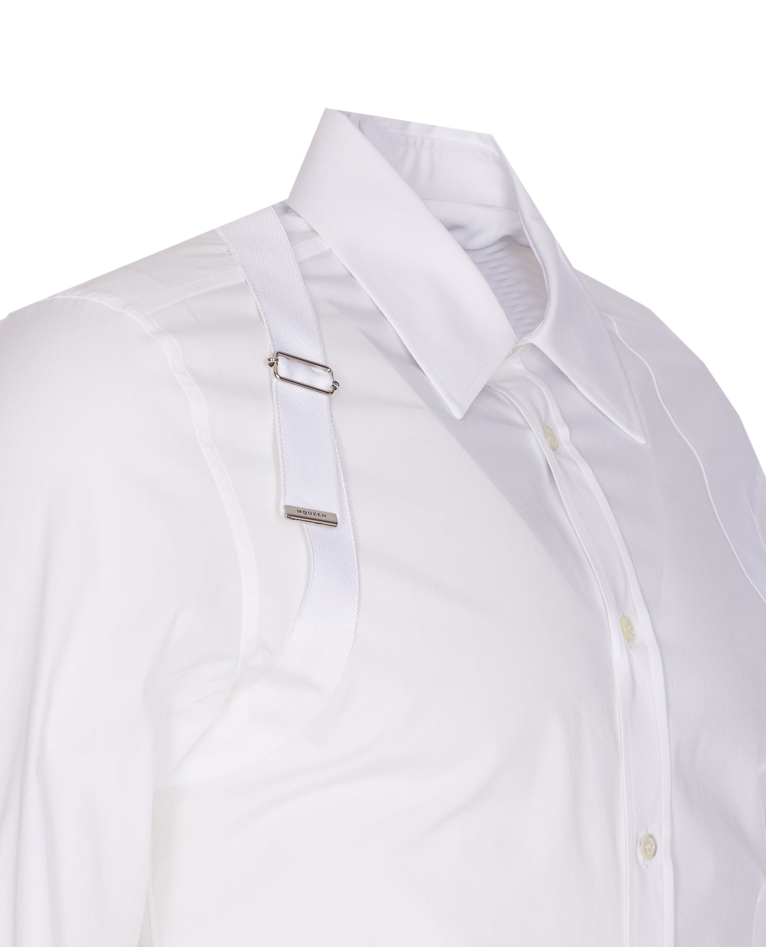 Alexander Mcqueen Shirts White Cotton