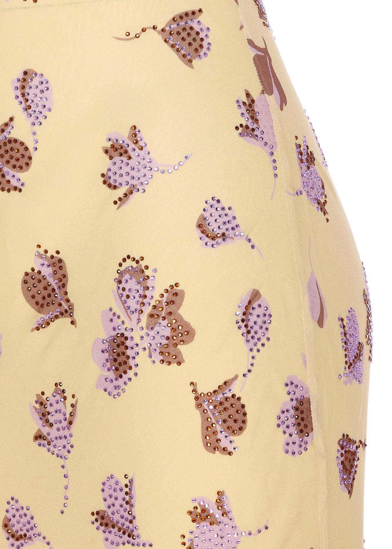 Self Portrait Dresses Yellow Viscose