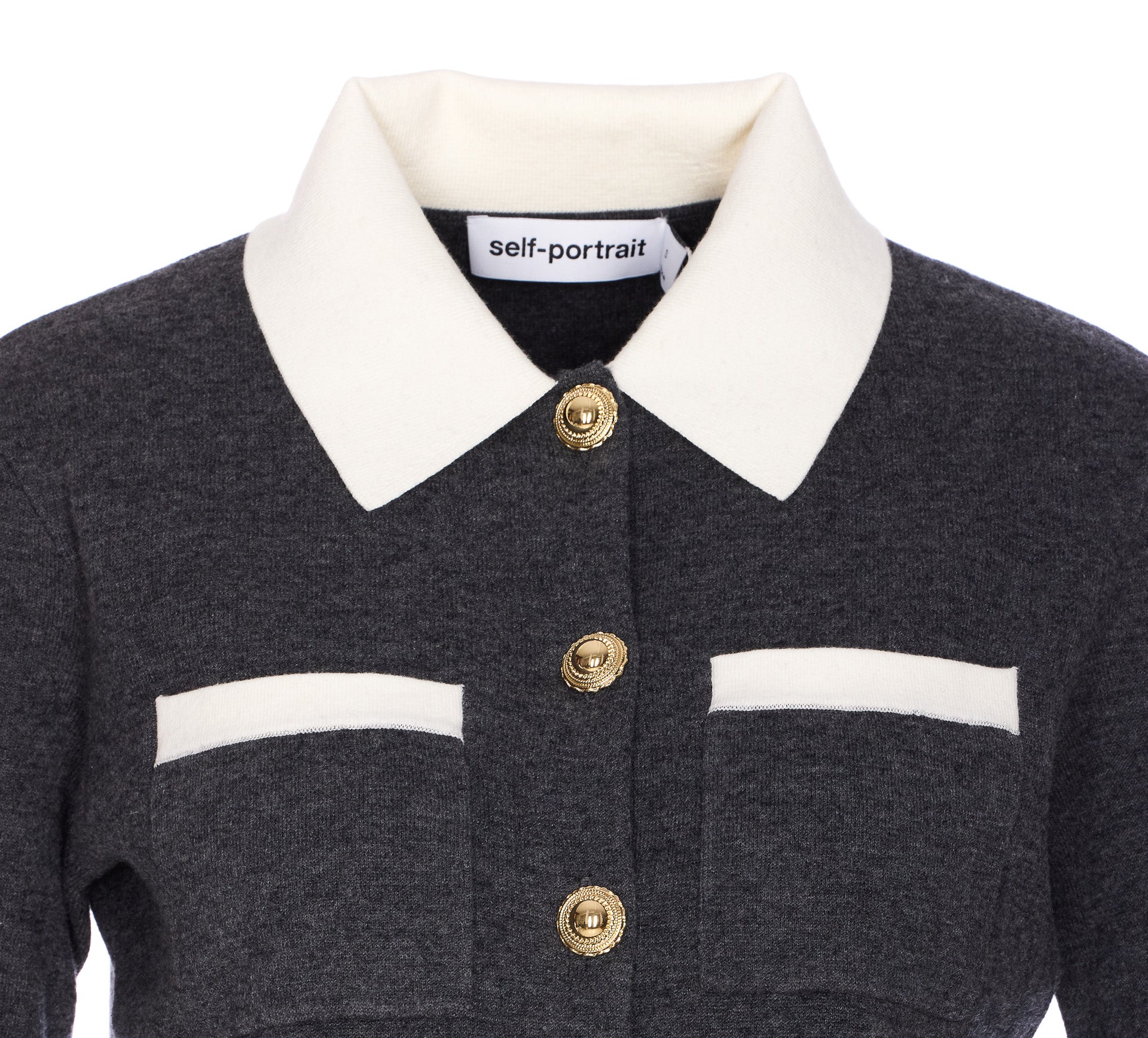 SELF PORTRAIT Sweaters Grey Wool