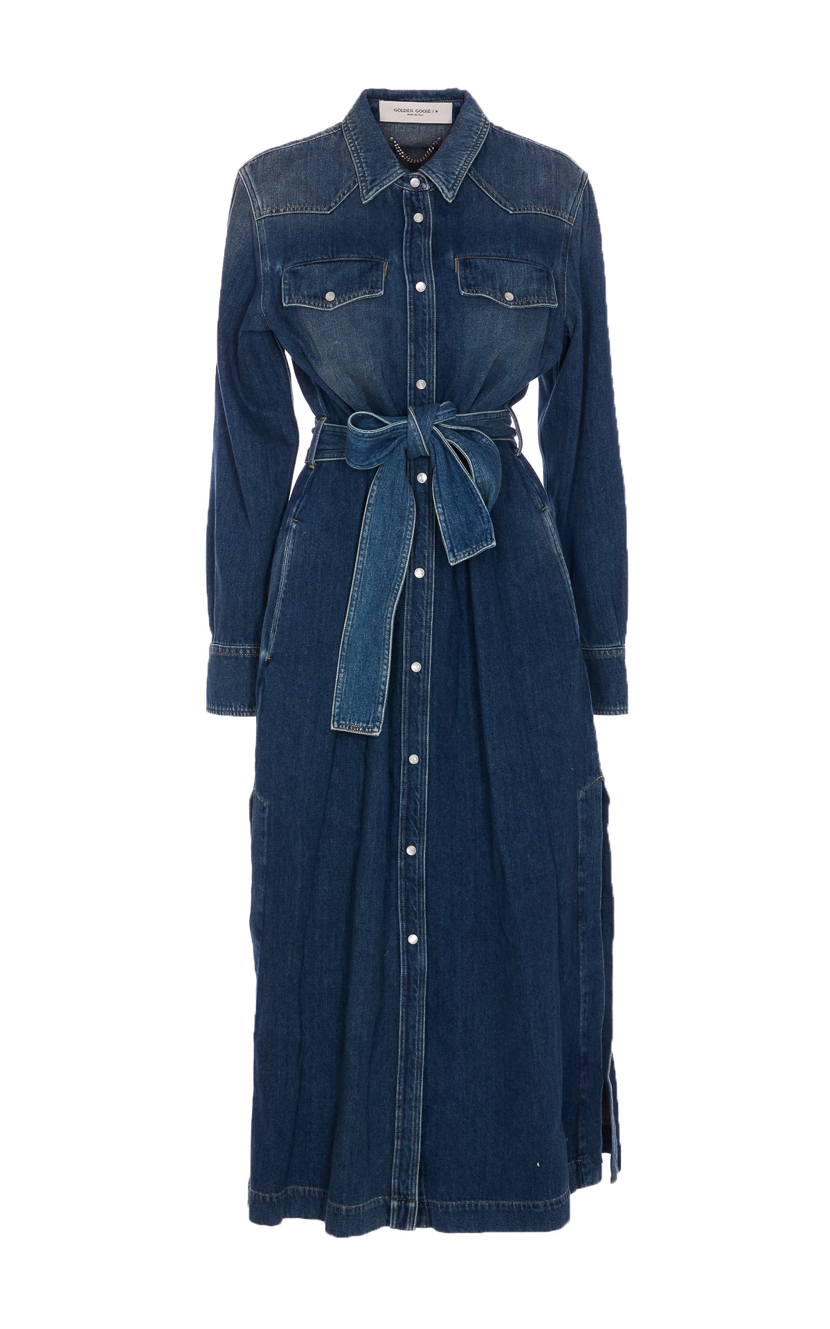 Golden Goose Dresses Blue Cotton