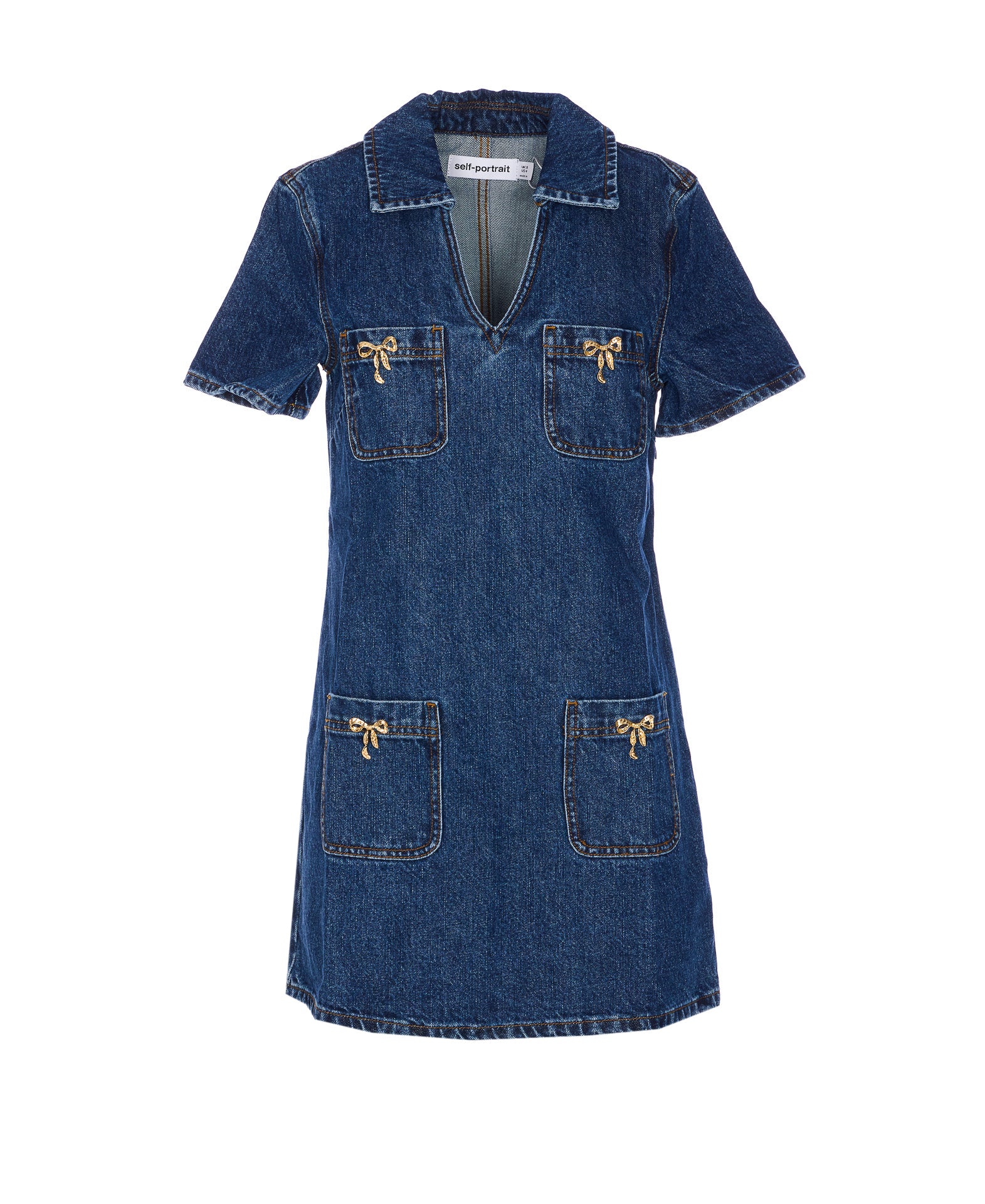 SELF PORTRAIT Dresses Blue Cotton