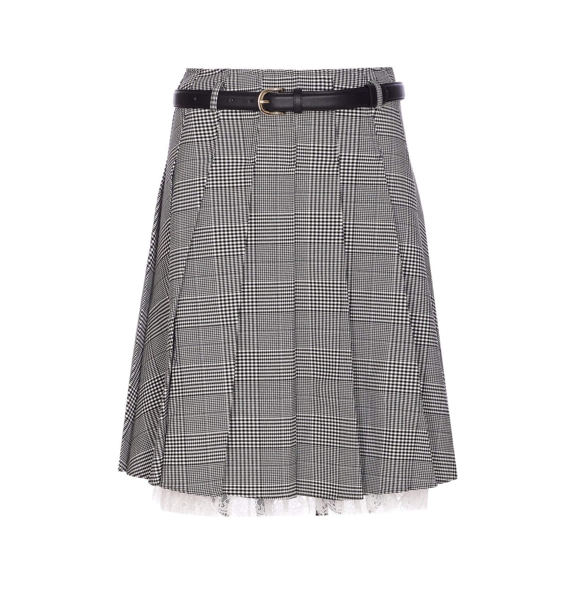 Self Portrait Skirts Grey Polyester